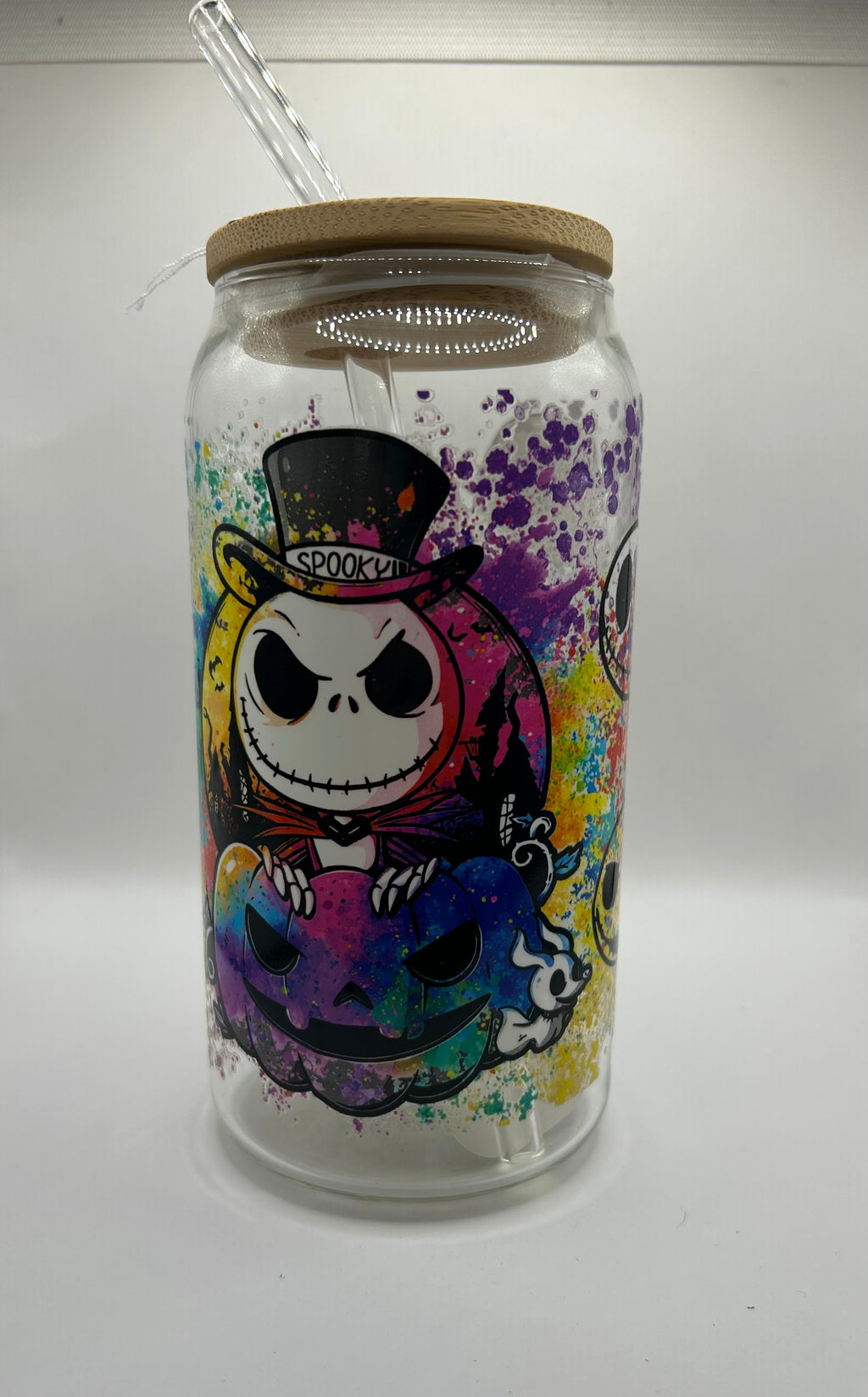 Jack the Skeleton Glass Cup