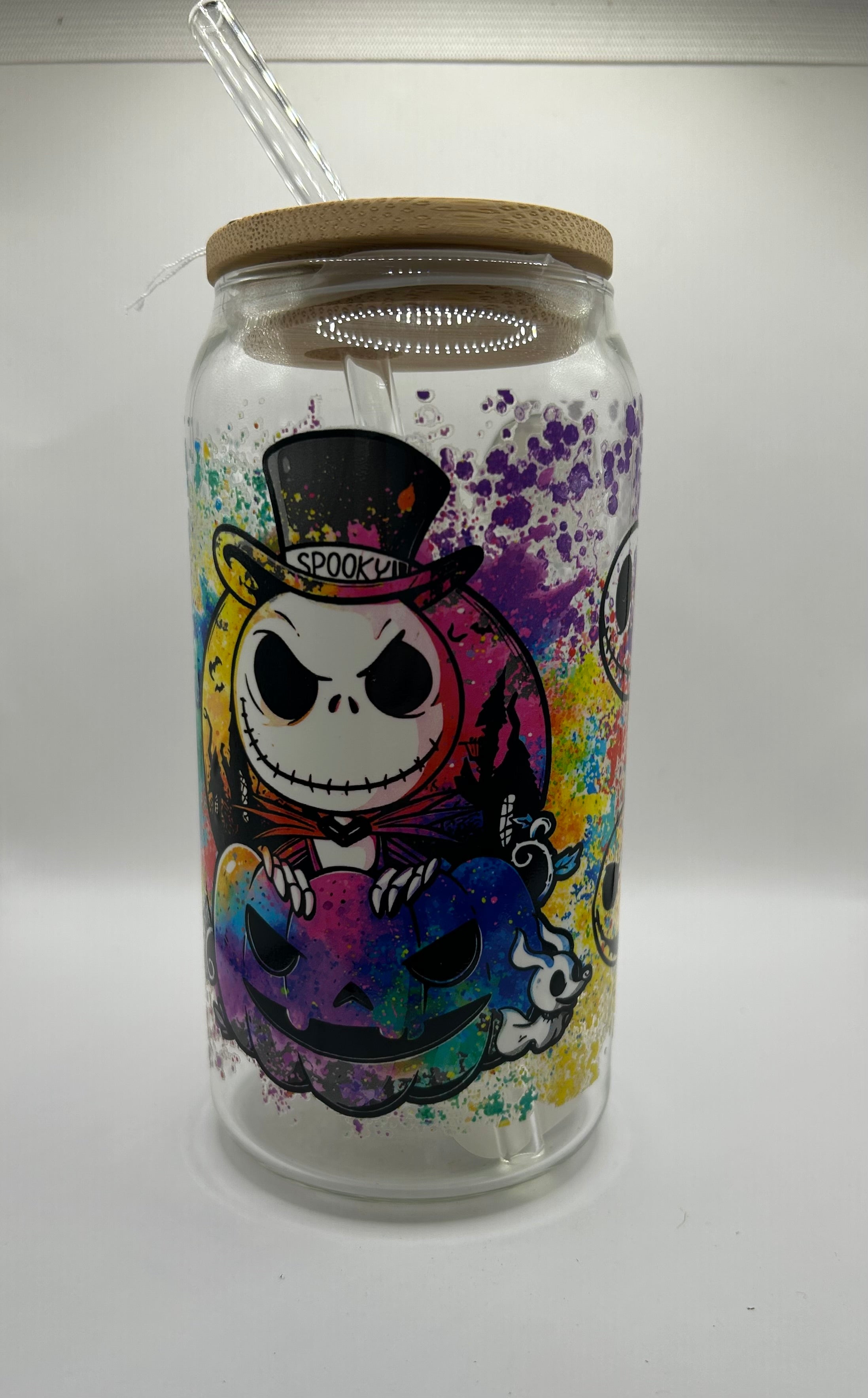 Jack the Skeleton Glass Cup