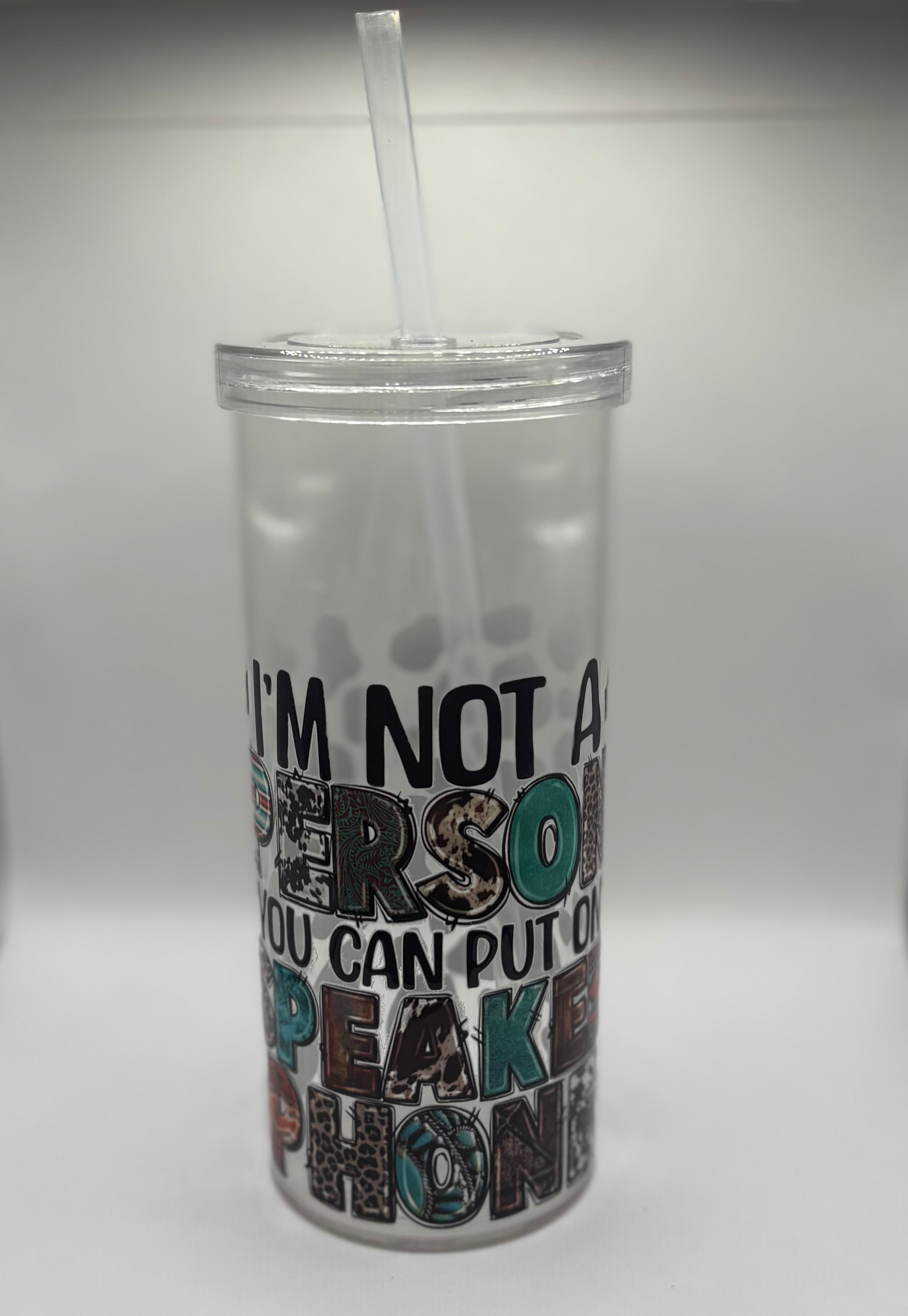 Speaker Phone Plastic Cup