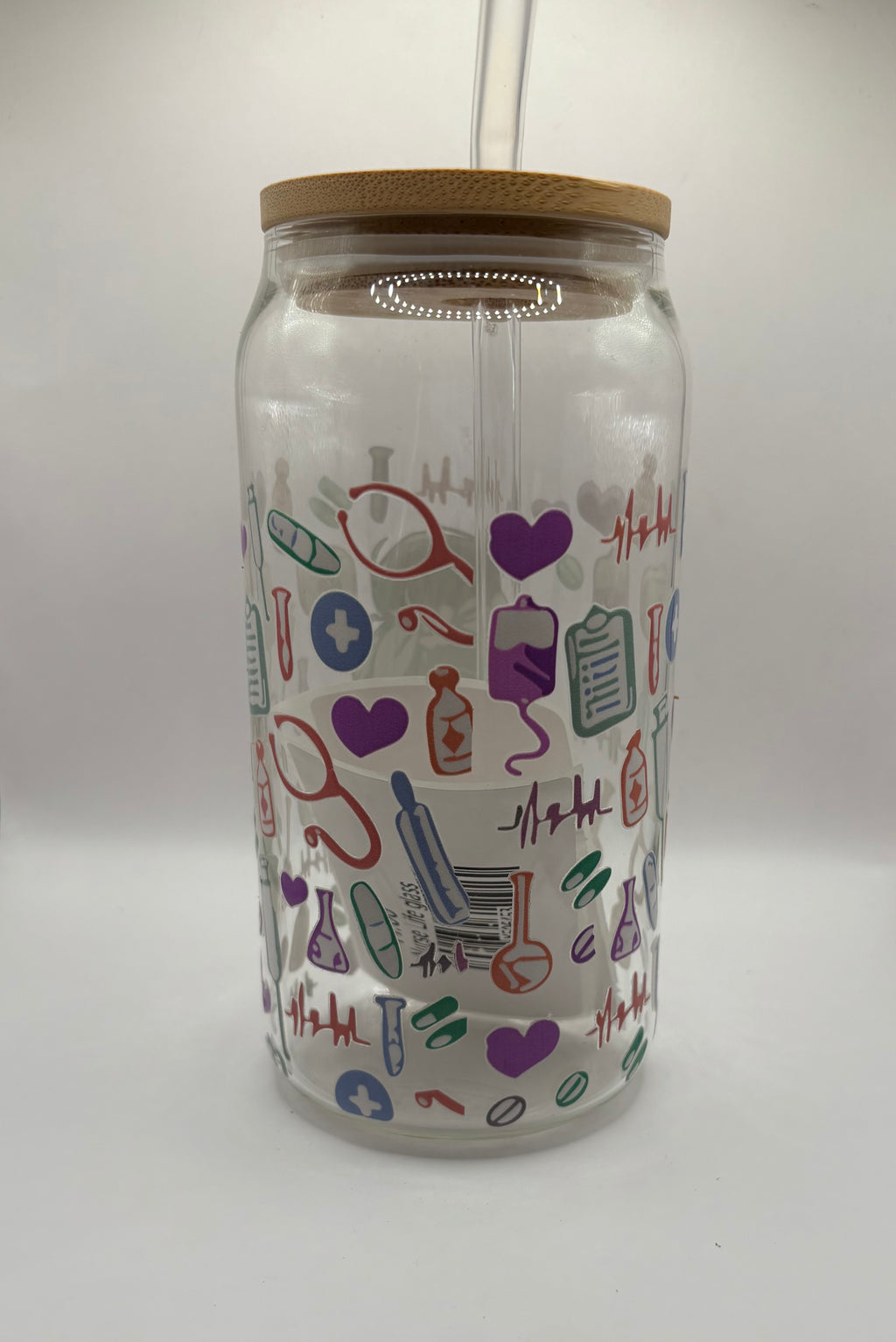 Nurse Life Glass Cup