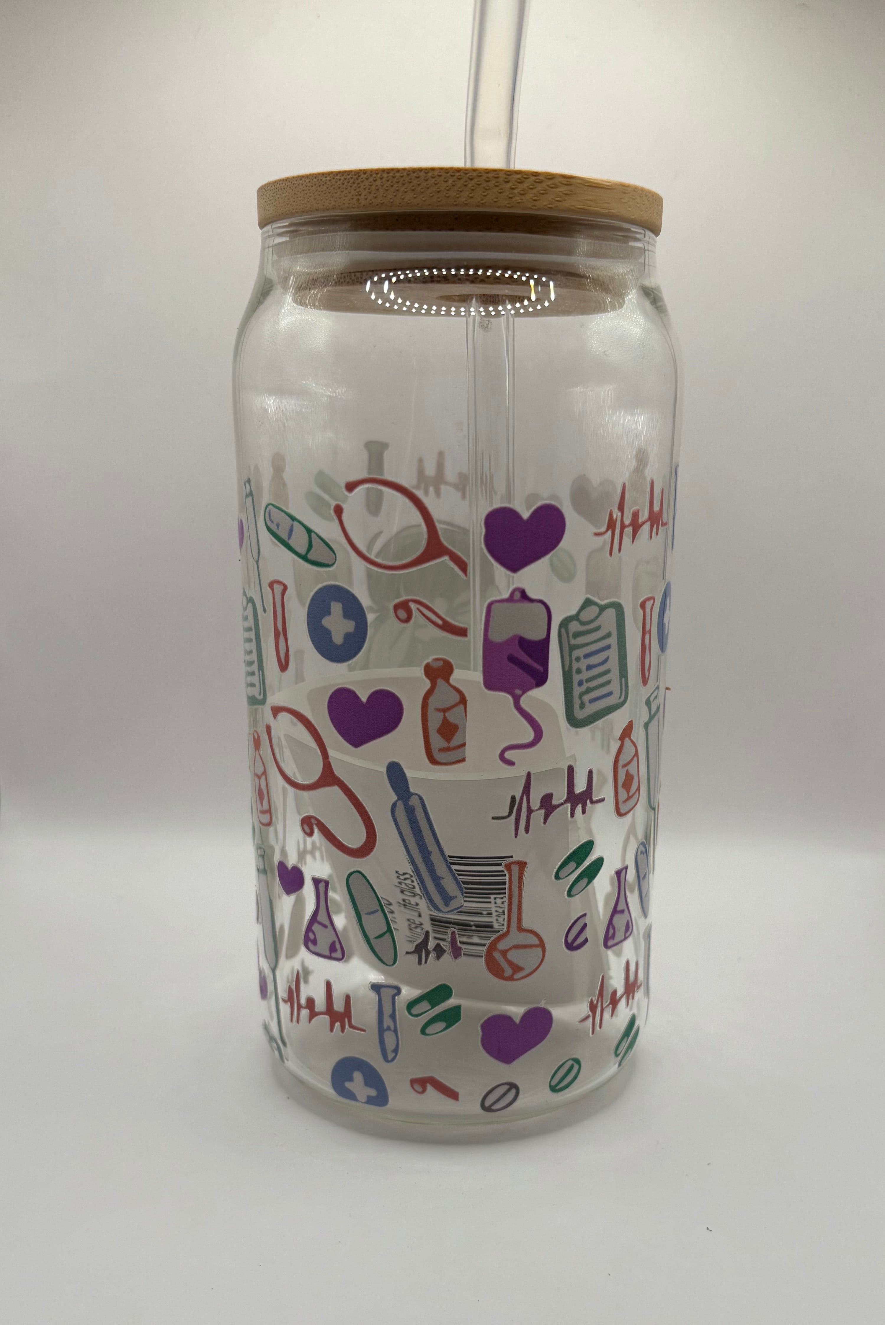 Nurse Life Glass Cup