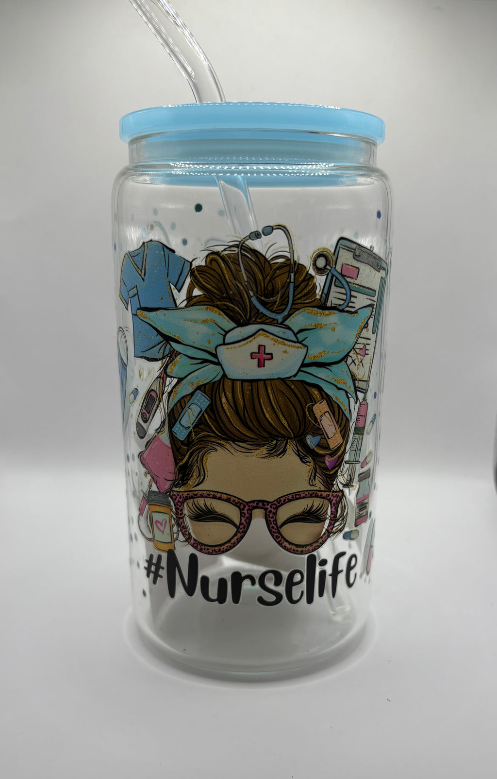 Nurse Life Glass Cup