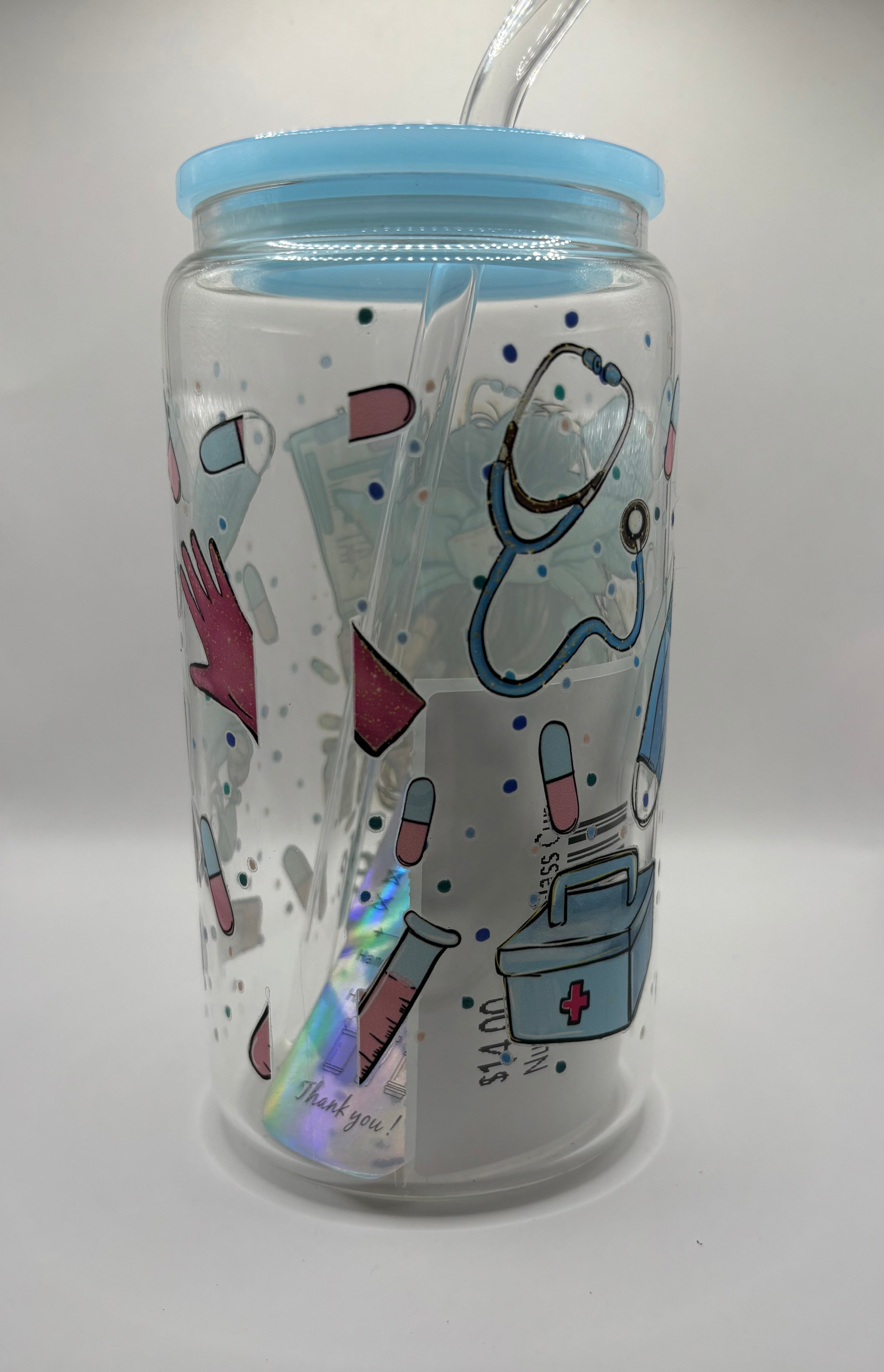 Nurse Life Glass Cup