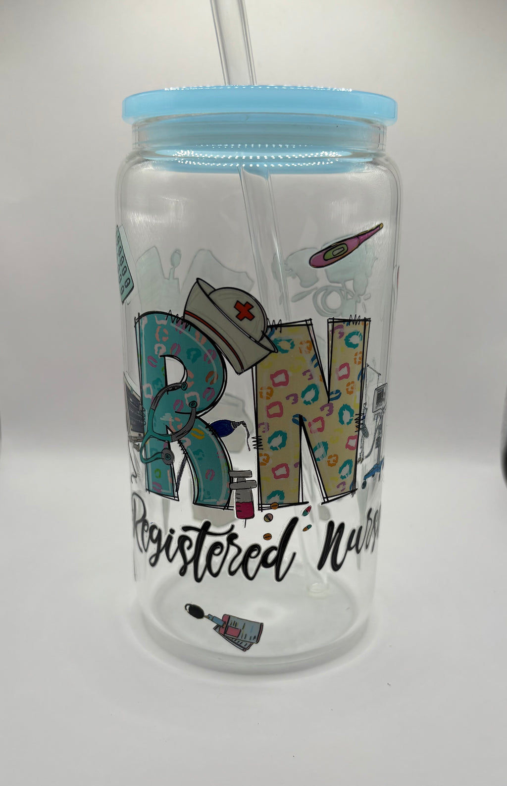 Registered Nurse Glass Cup