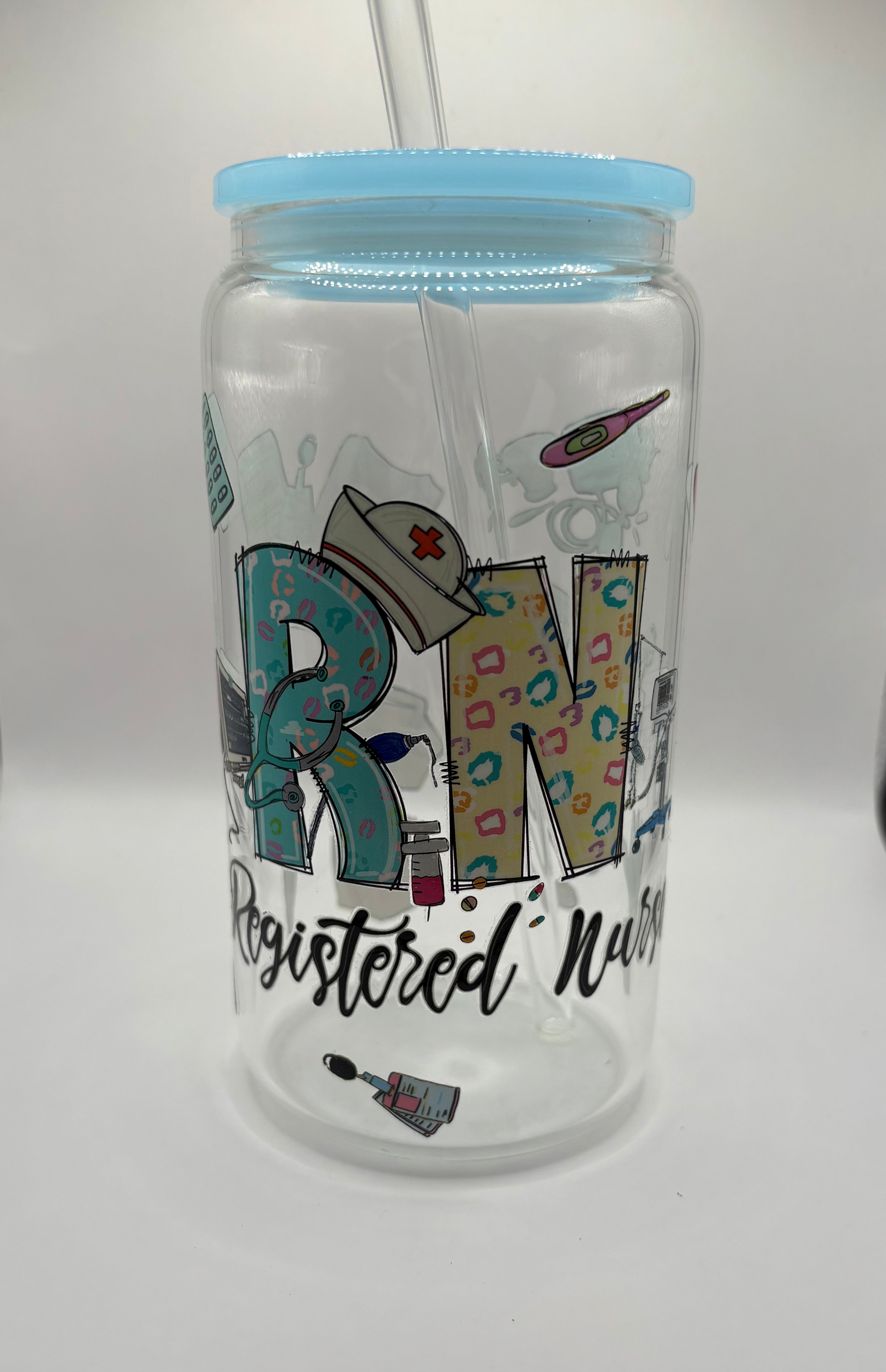Registered Nurse Glass Cup