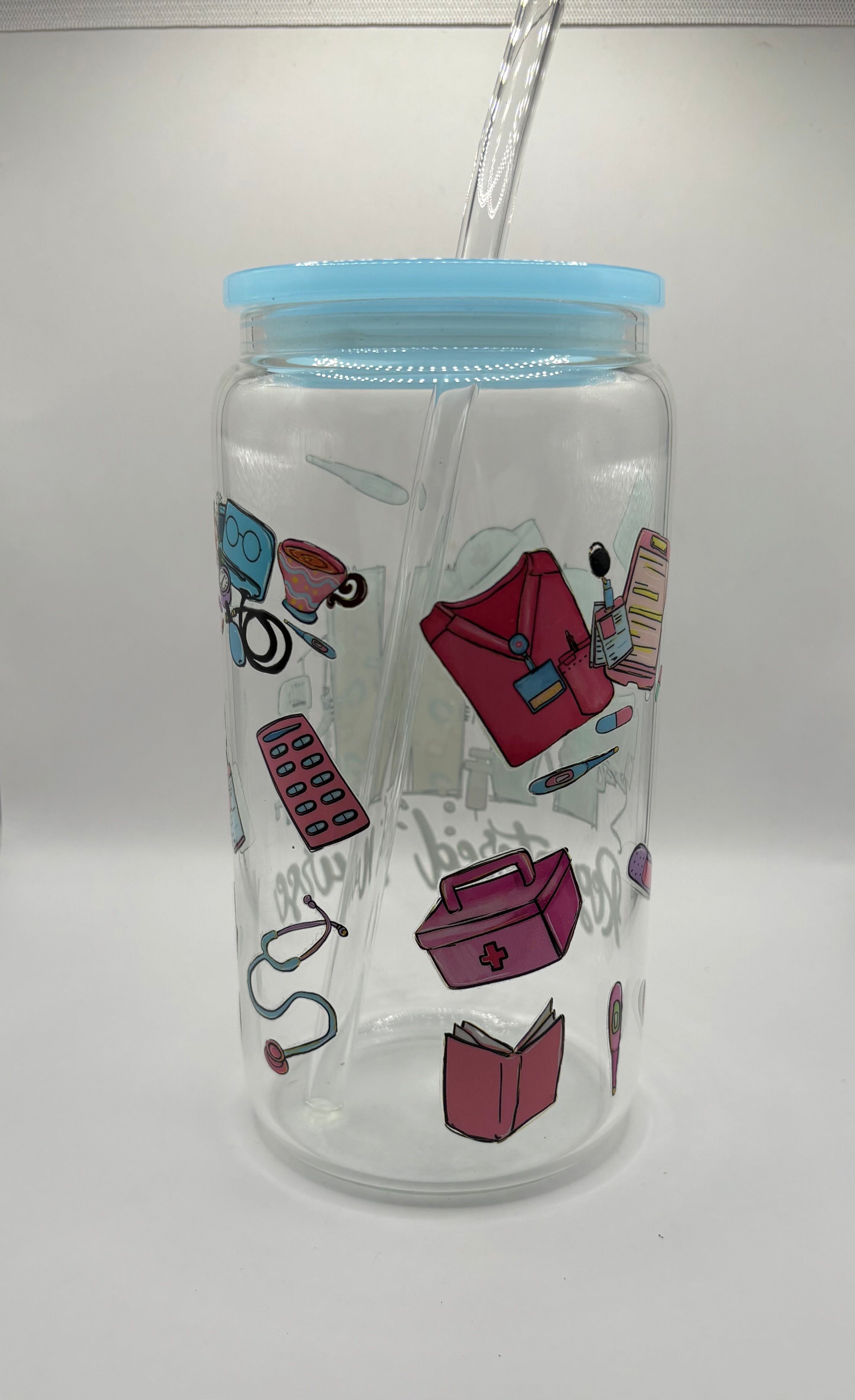 Registered Nurse Glass Cup