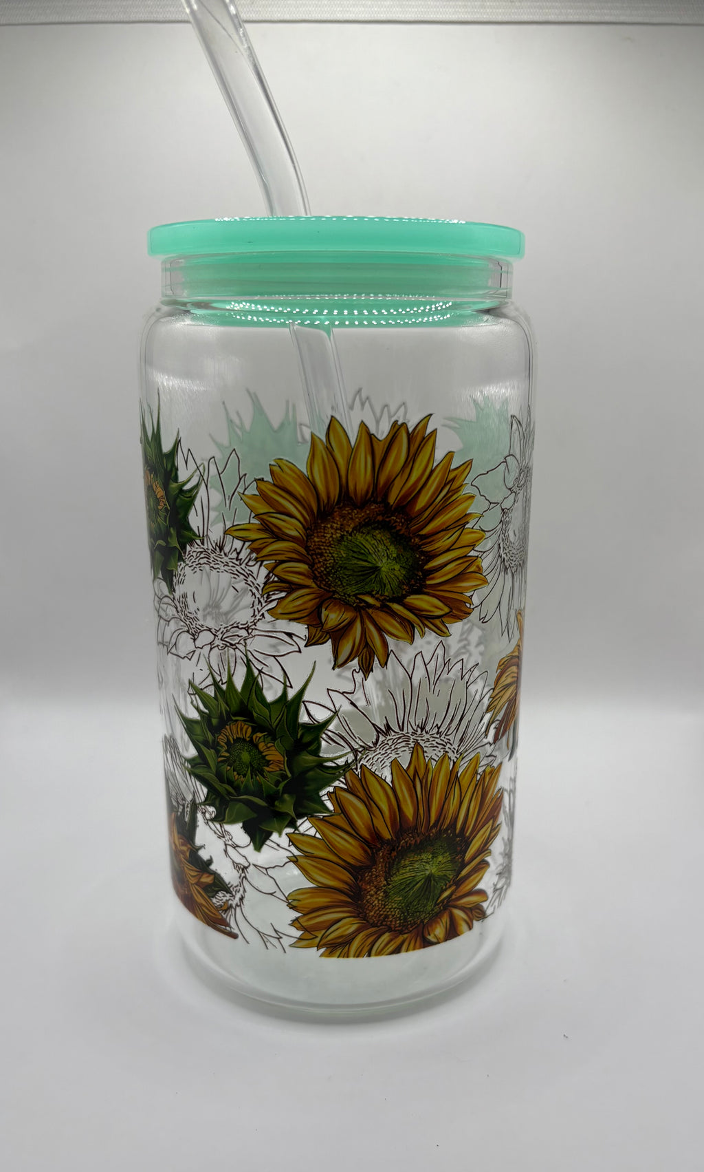 Sunflower Glass Cup