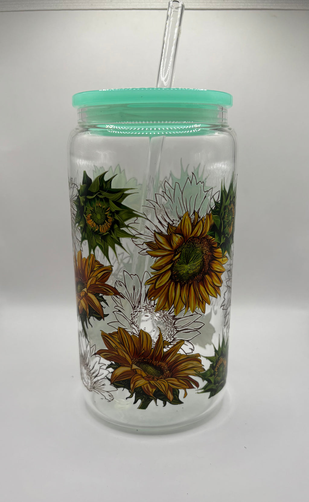 Sunflower Glass Cup
