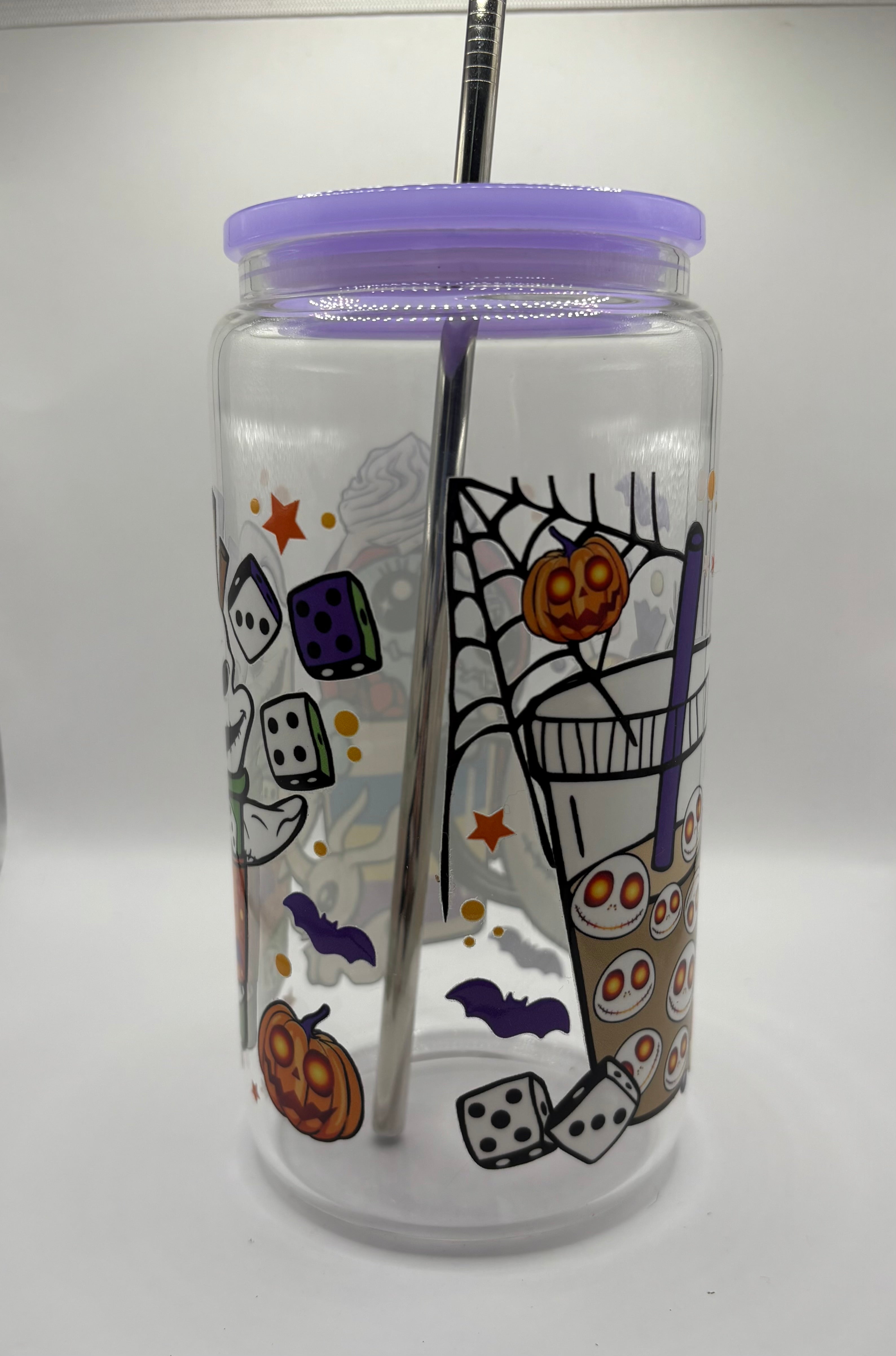 Nightmare Before Christmas Glass Cup