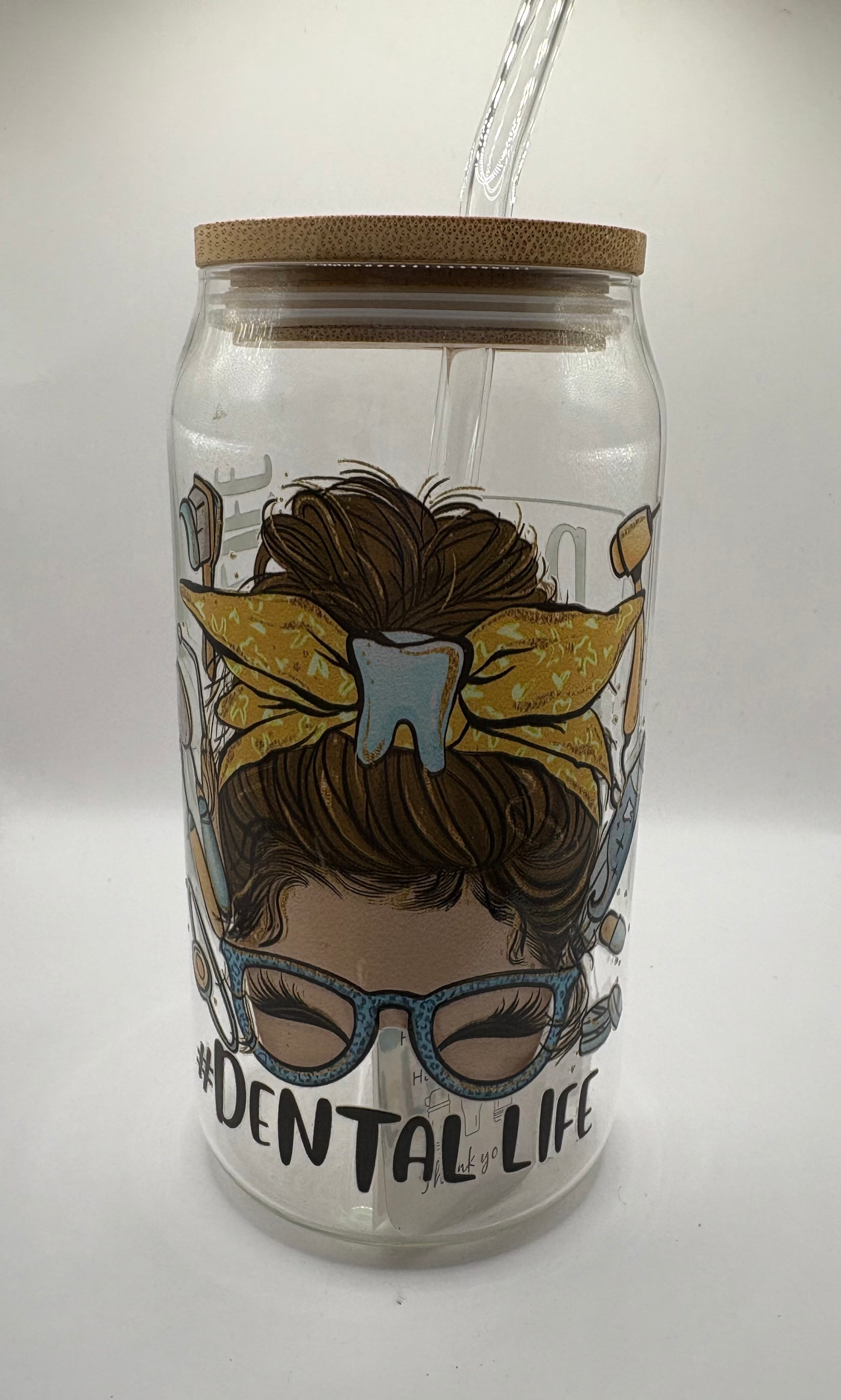Dental Life Glass Cup