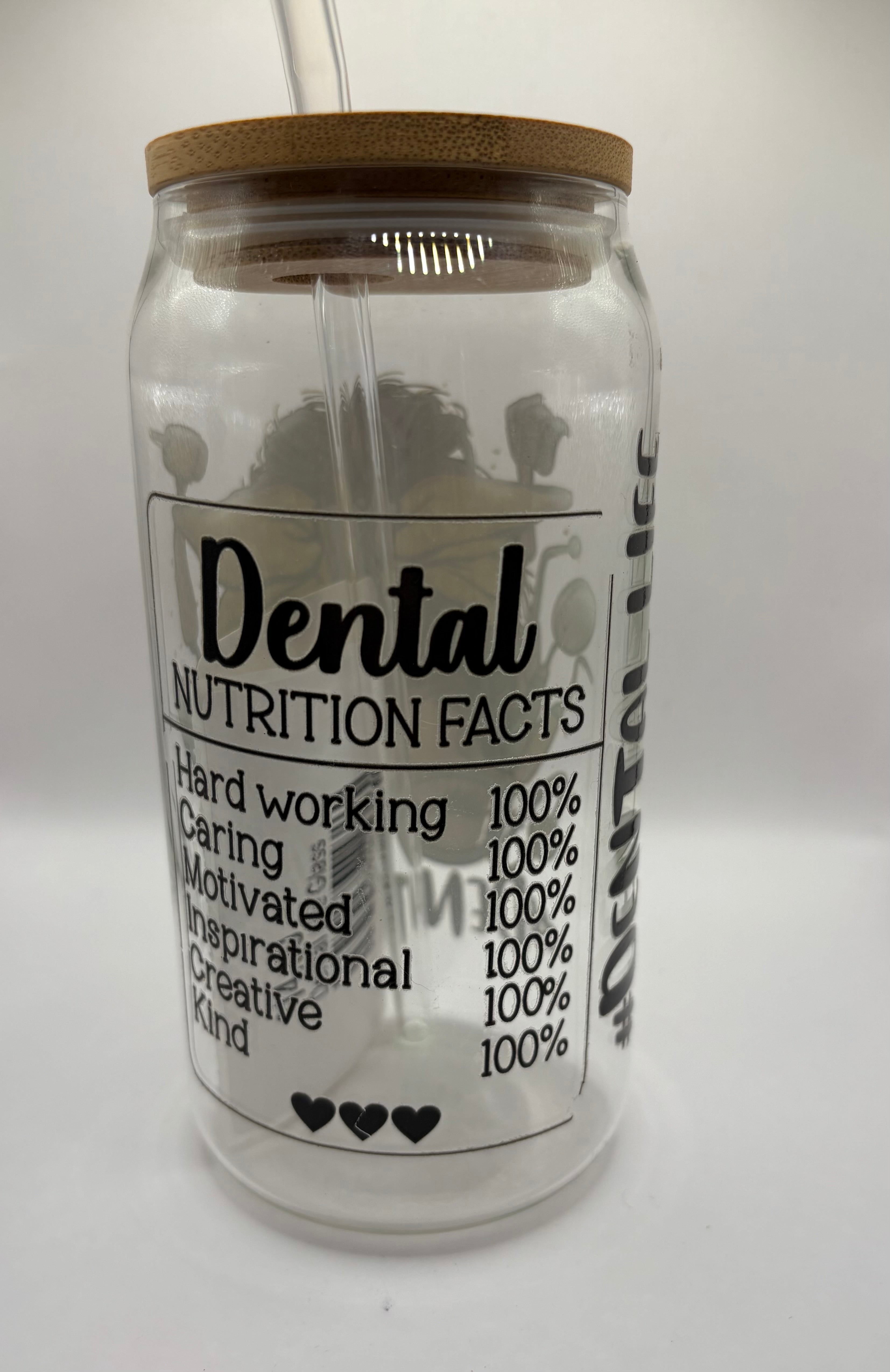 Dental Life Glass Cup