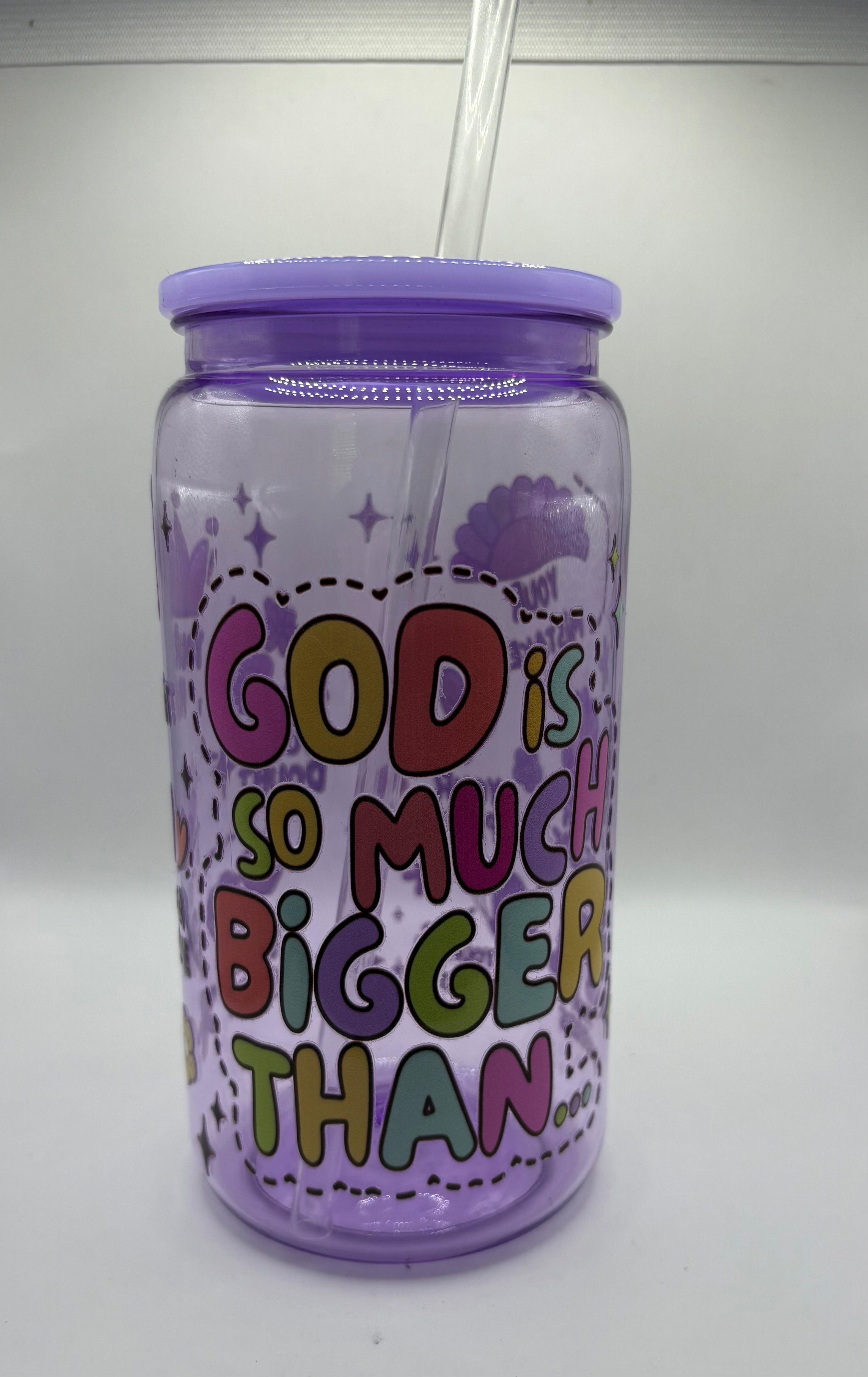 God is so Much Bigger Plastic cup