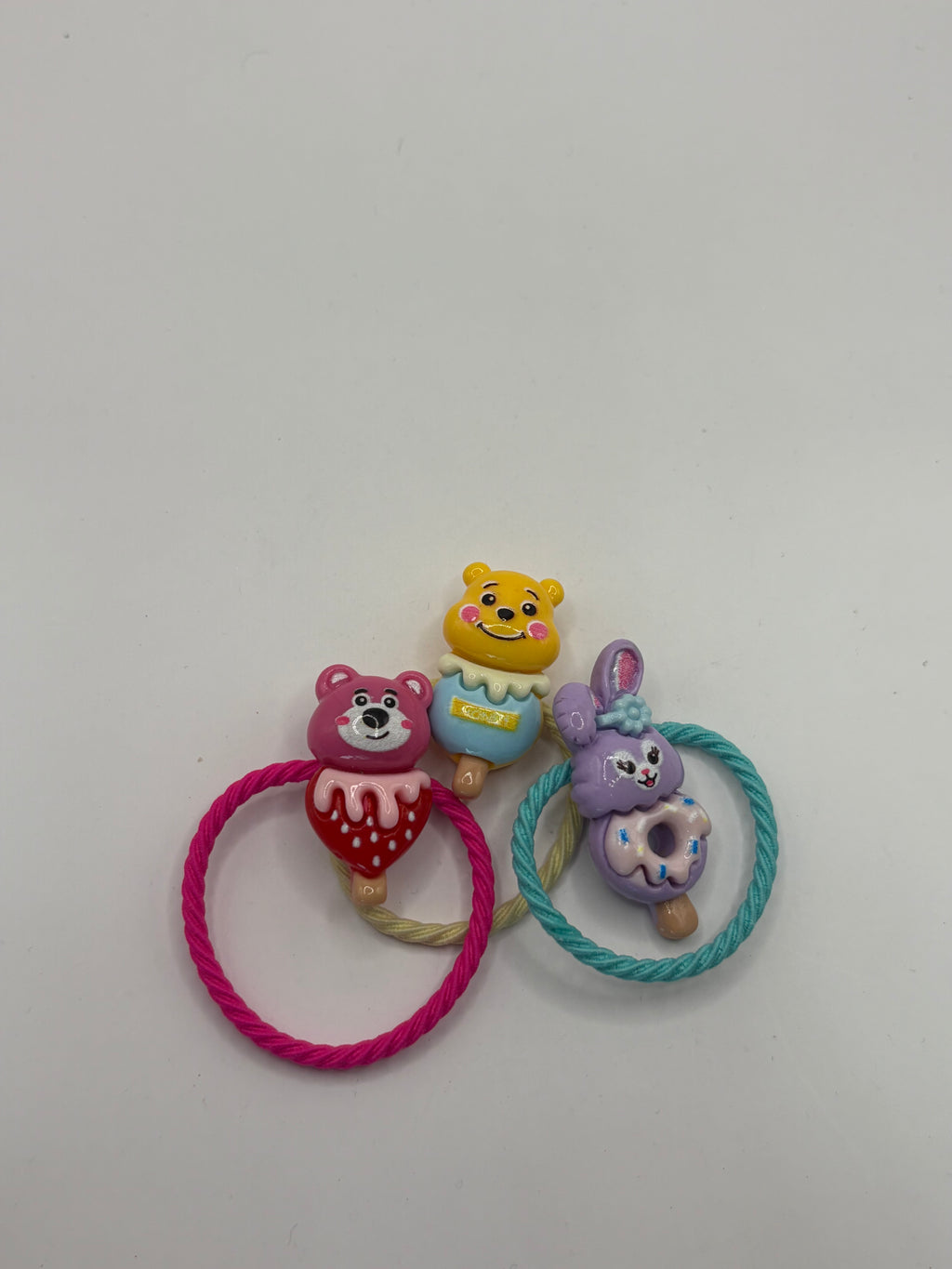 Ice Cream Ponytail Holders