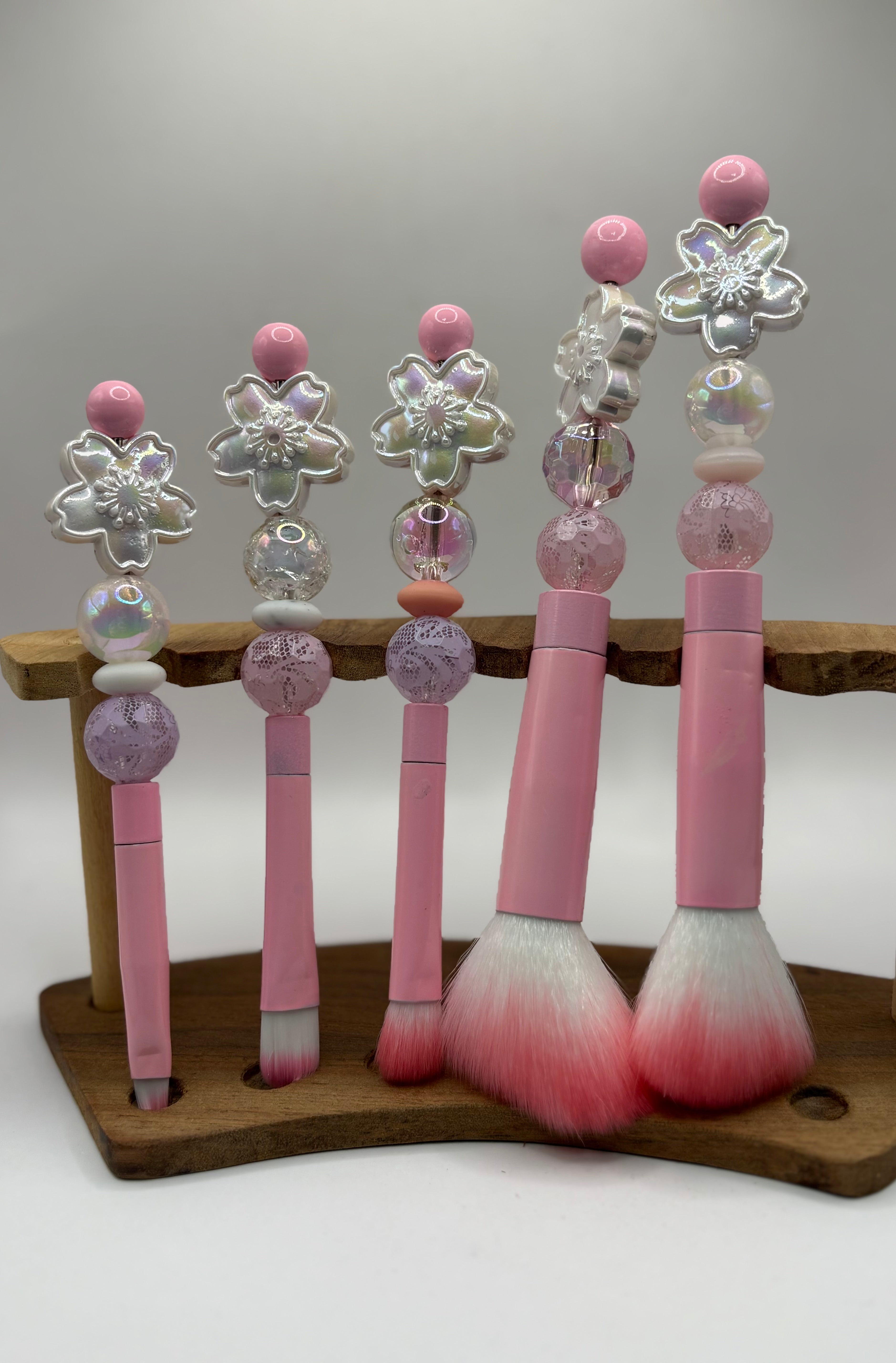 Pink Makeup Brush Set