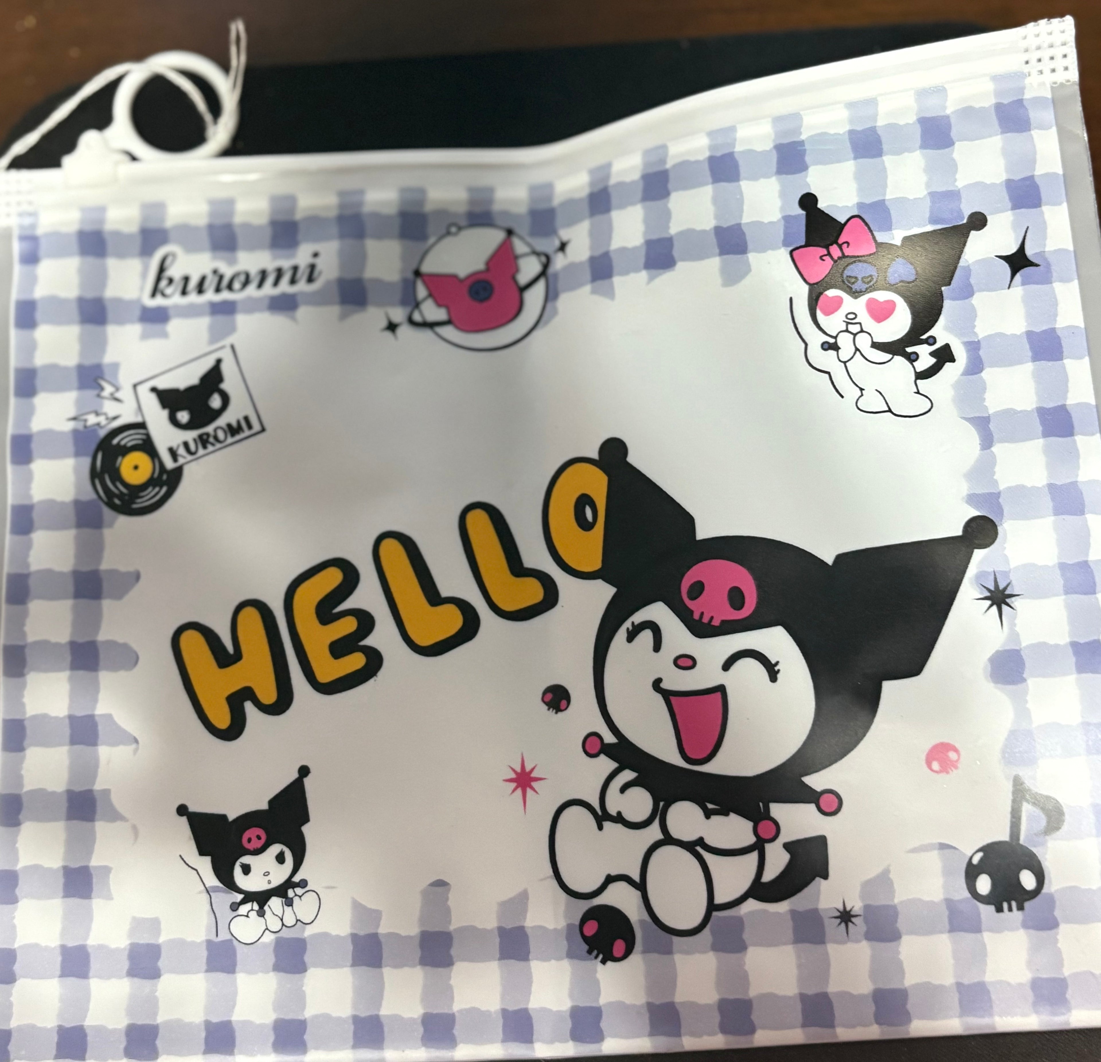 Kuromi Plastic Pouch