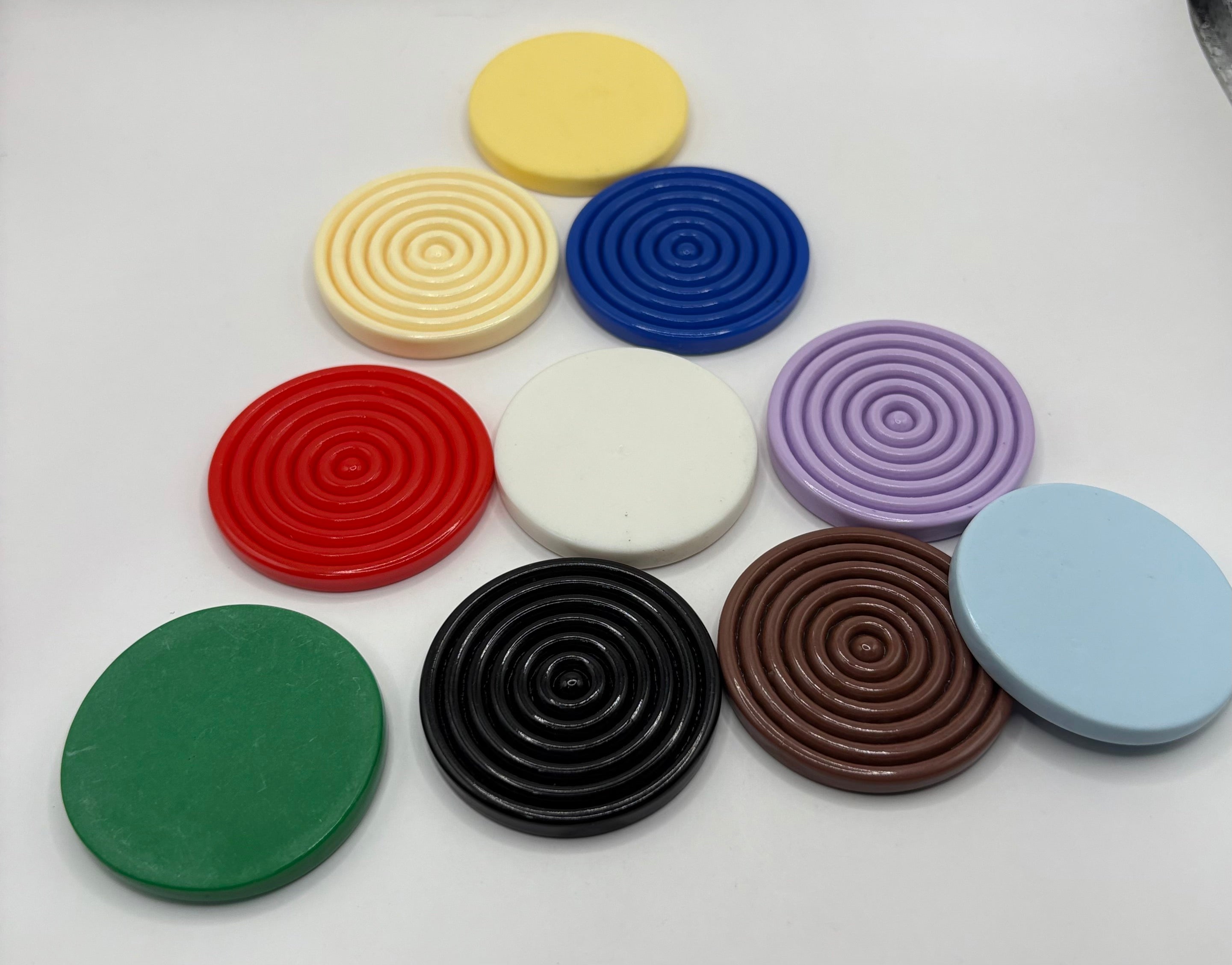 DIY Circle Ribbed Beads