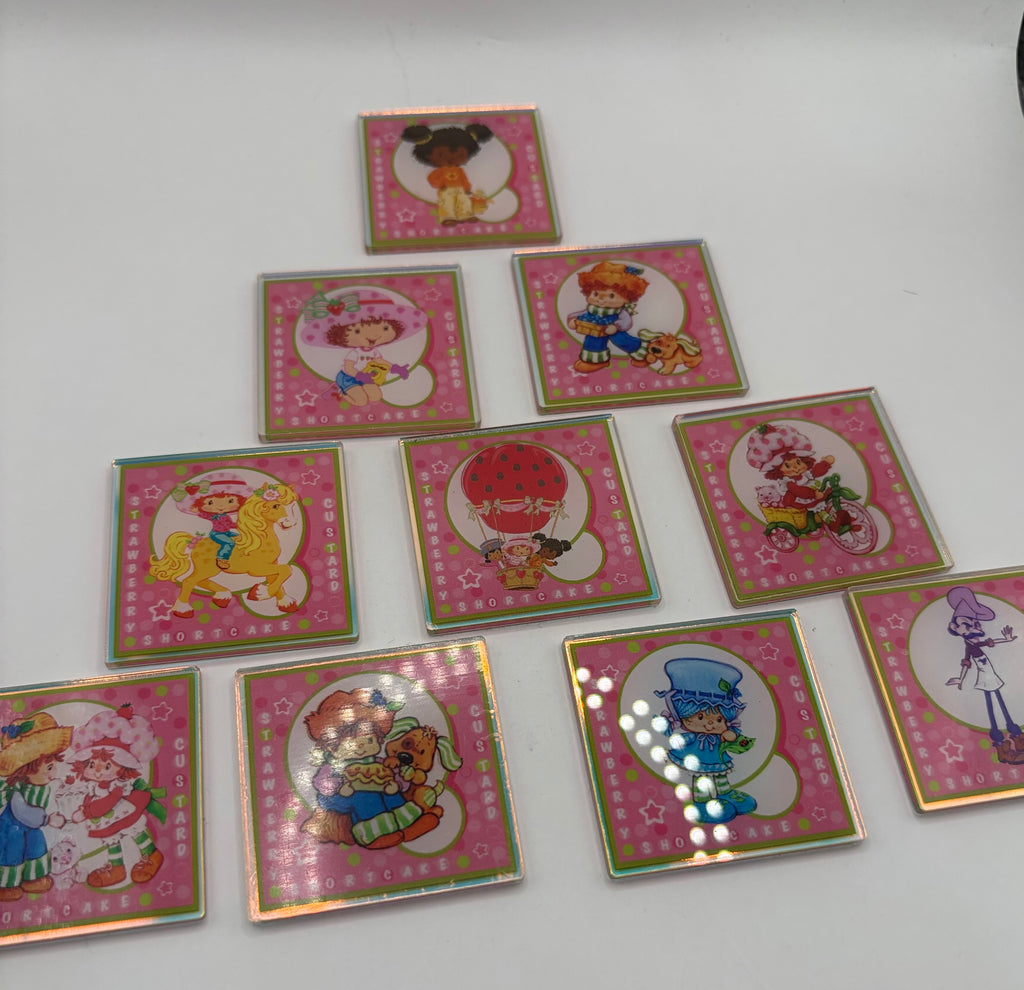 Strawberry Shortcake Acrylics