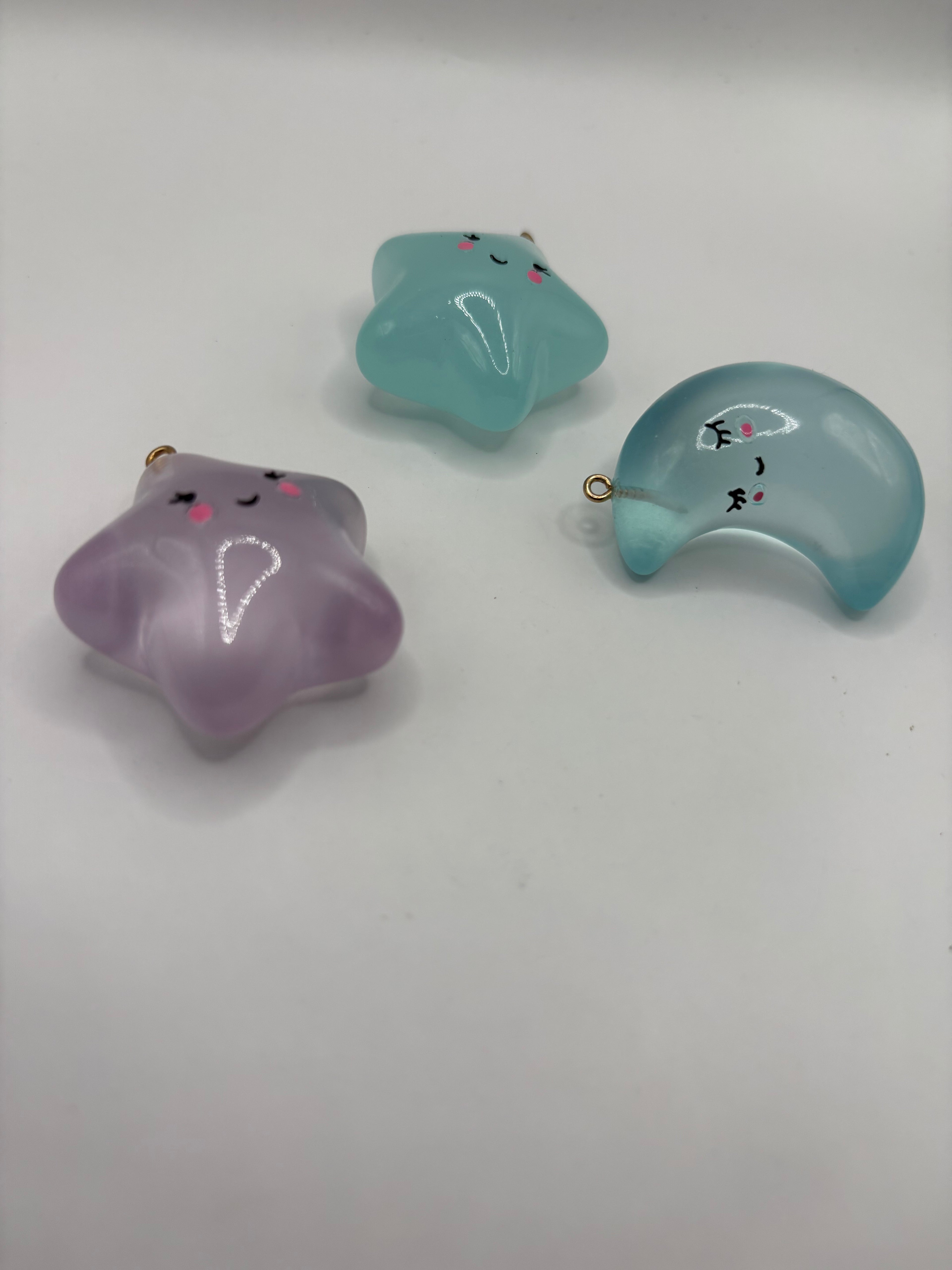 Stars and Moon Pendenants