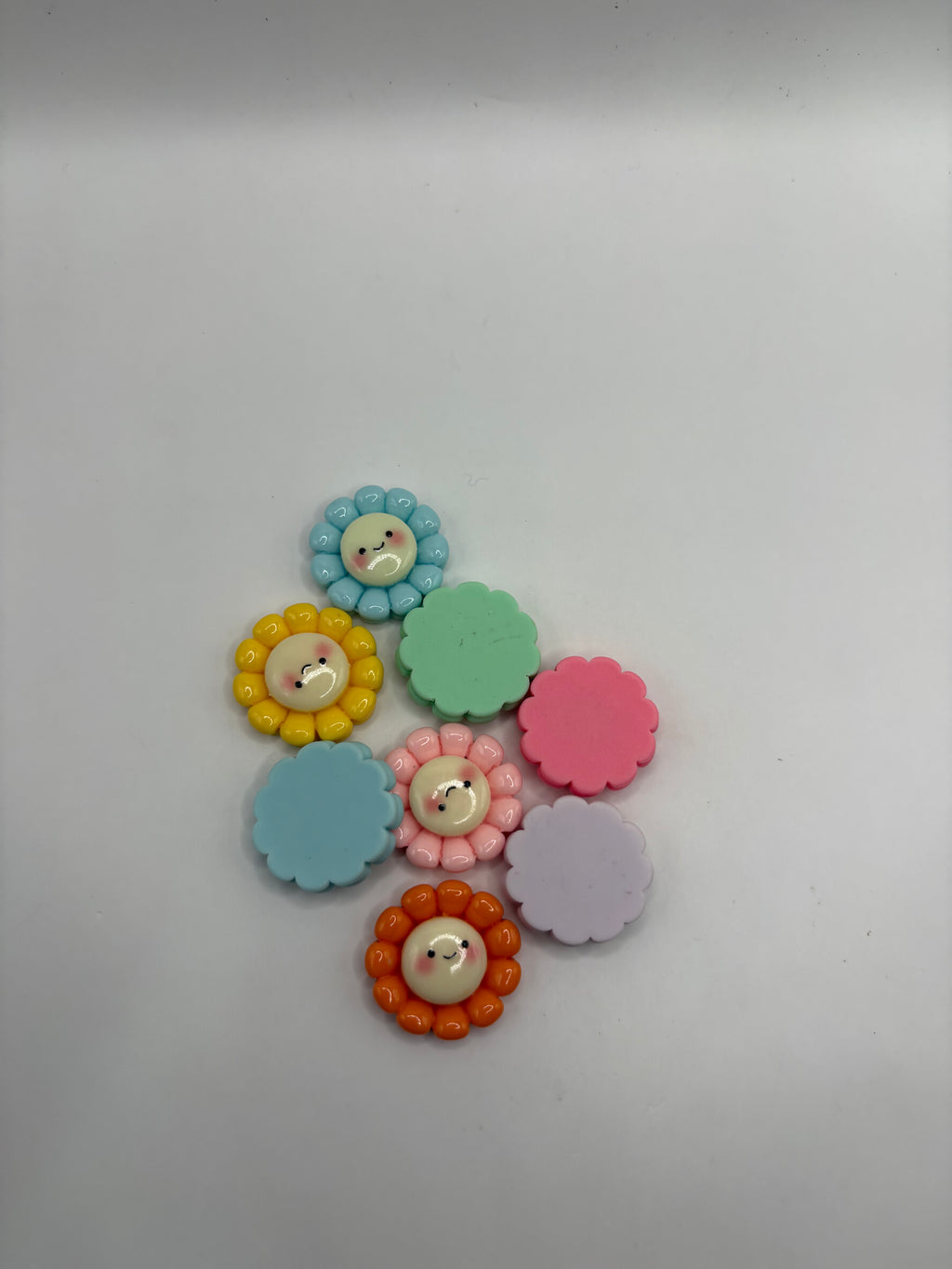 Flower with Smiley Face Charms
