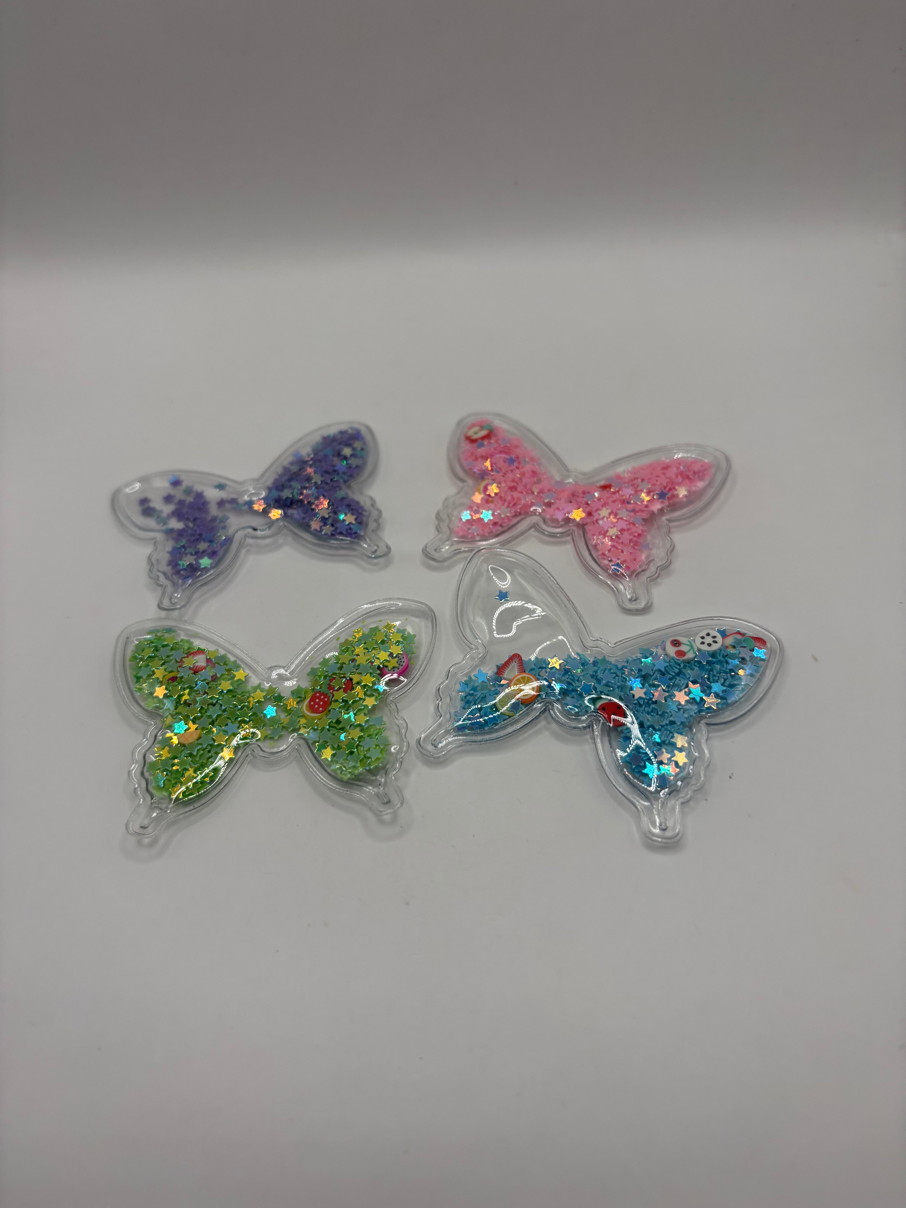 Butterfly Shaker Charms
