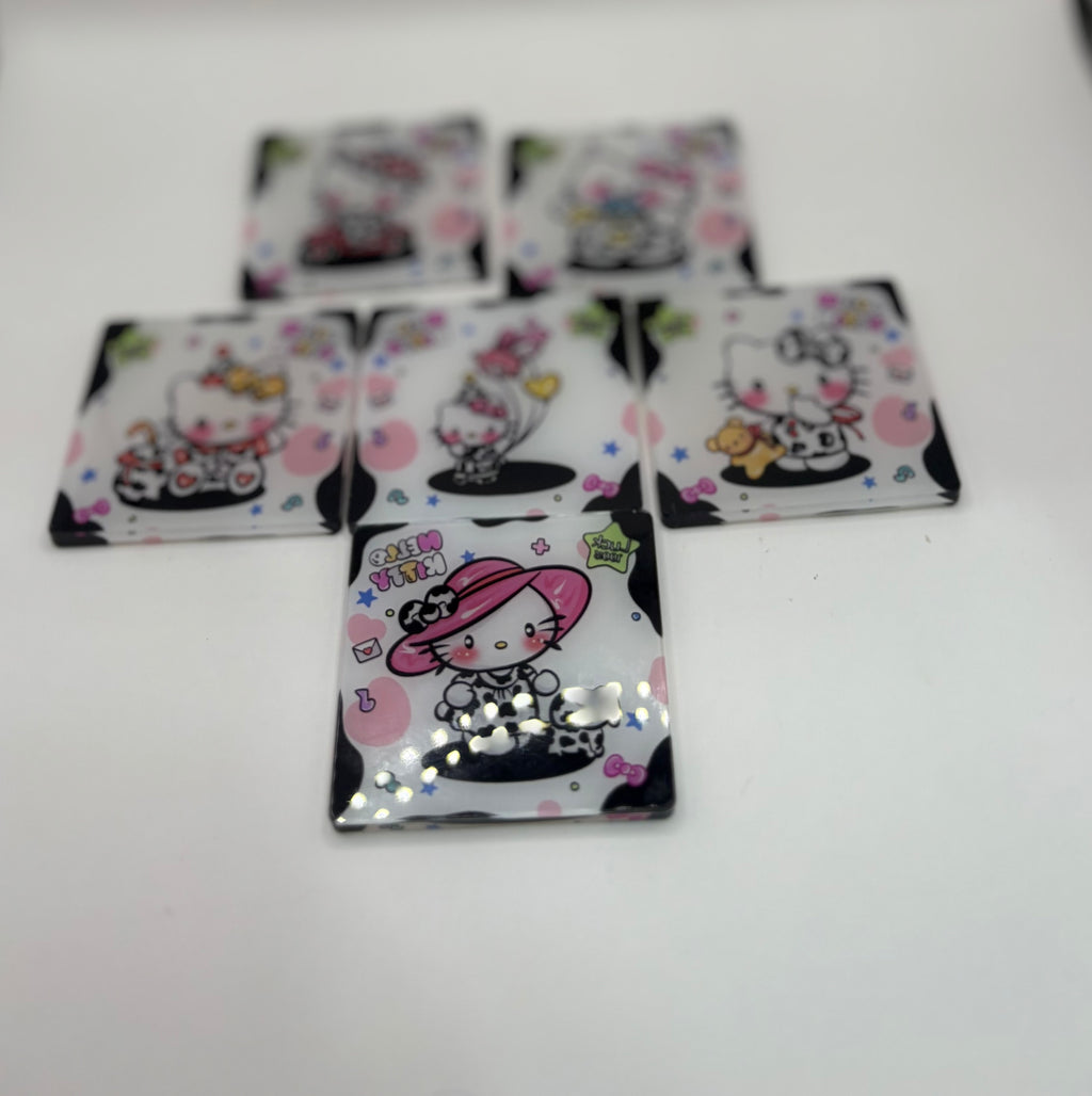 Hello Kitty Cow Print Acrylics