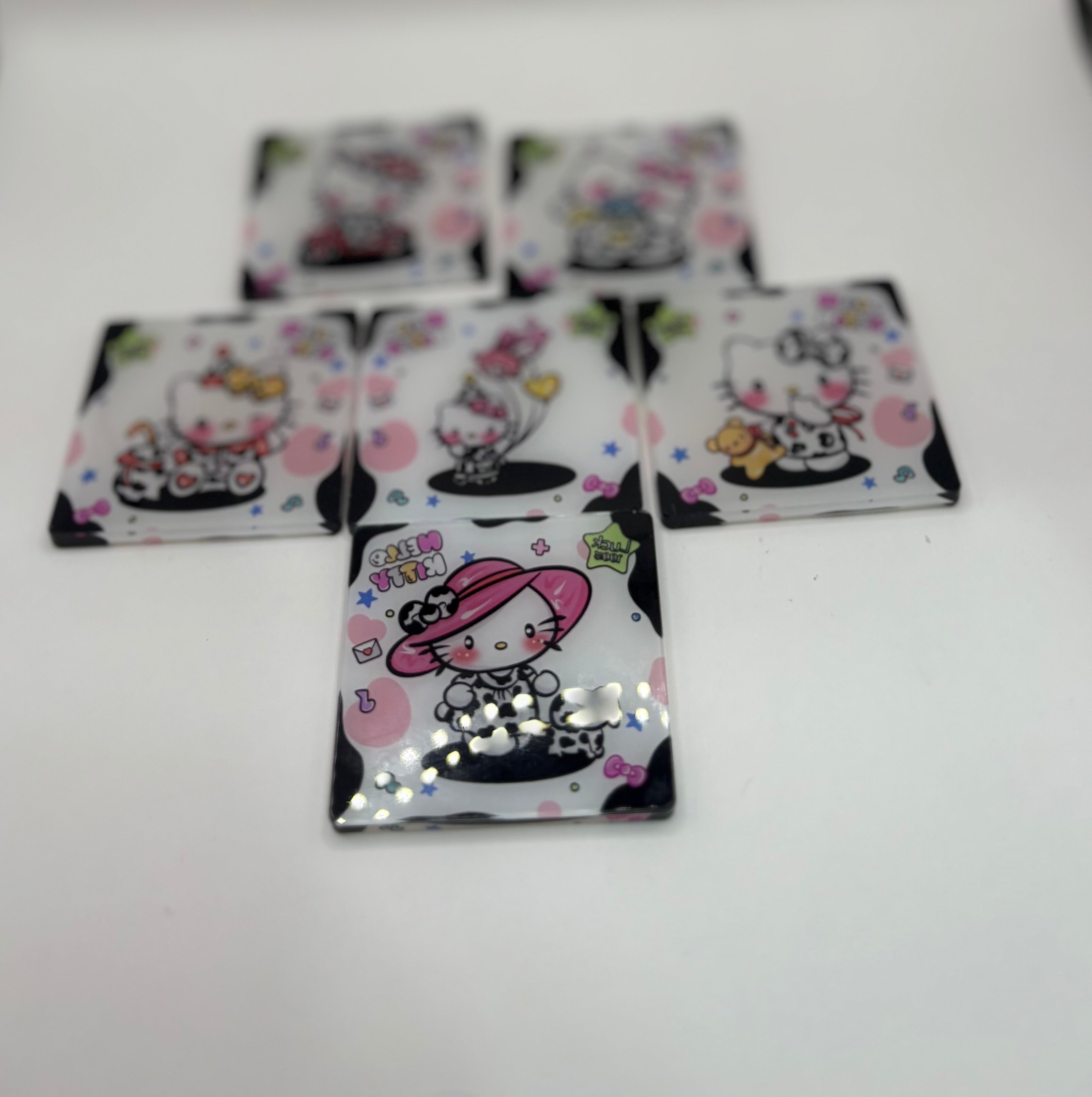 Hello Kitty Cow Print Acrylics