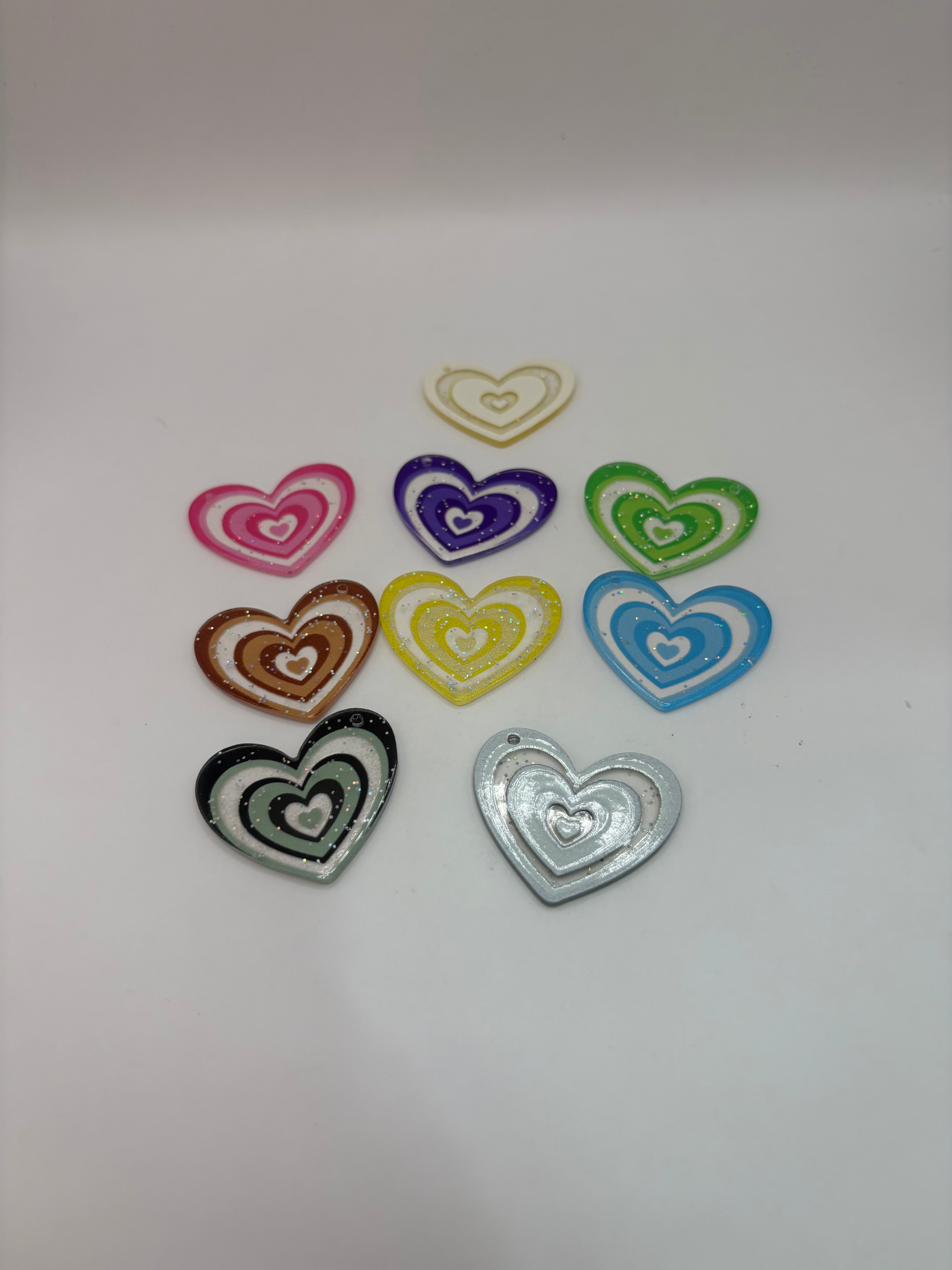 Heart Pendant Charms
