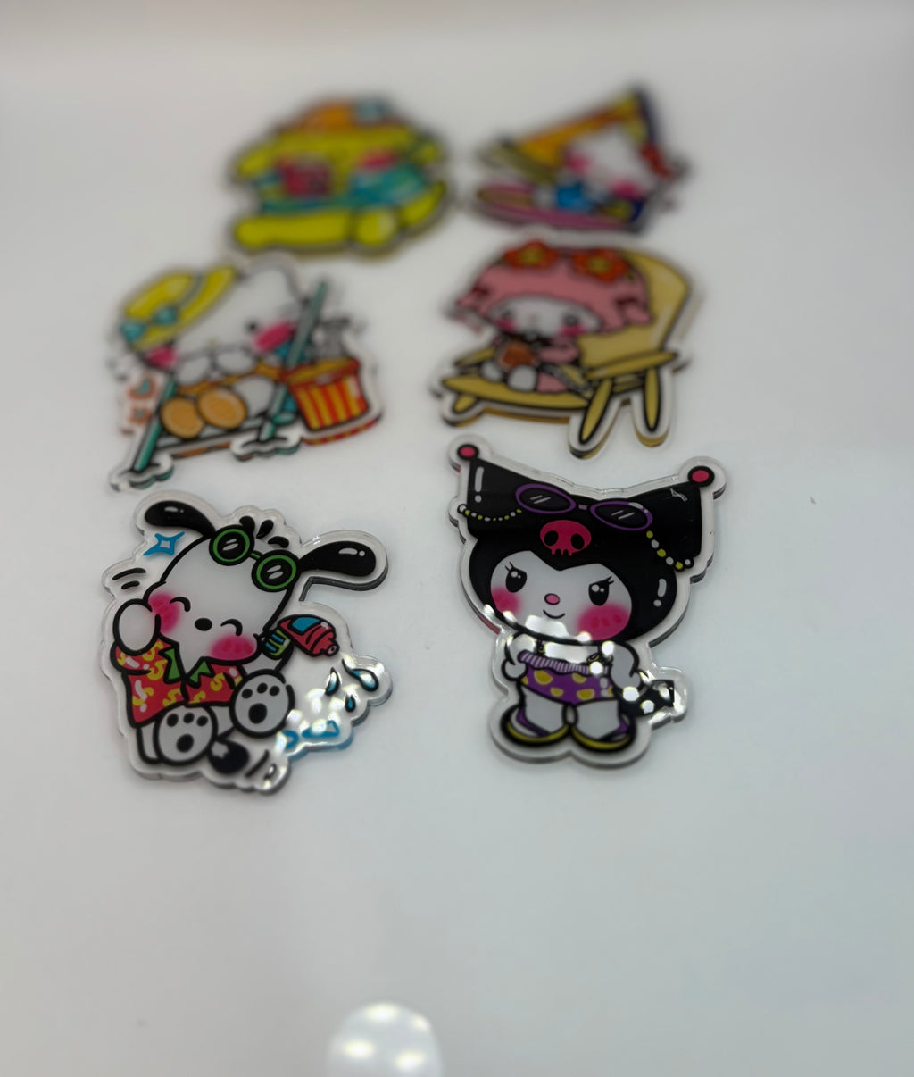 Sanrio Summertime Acrylics