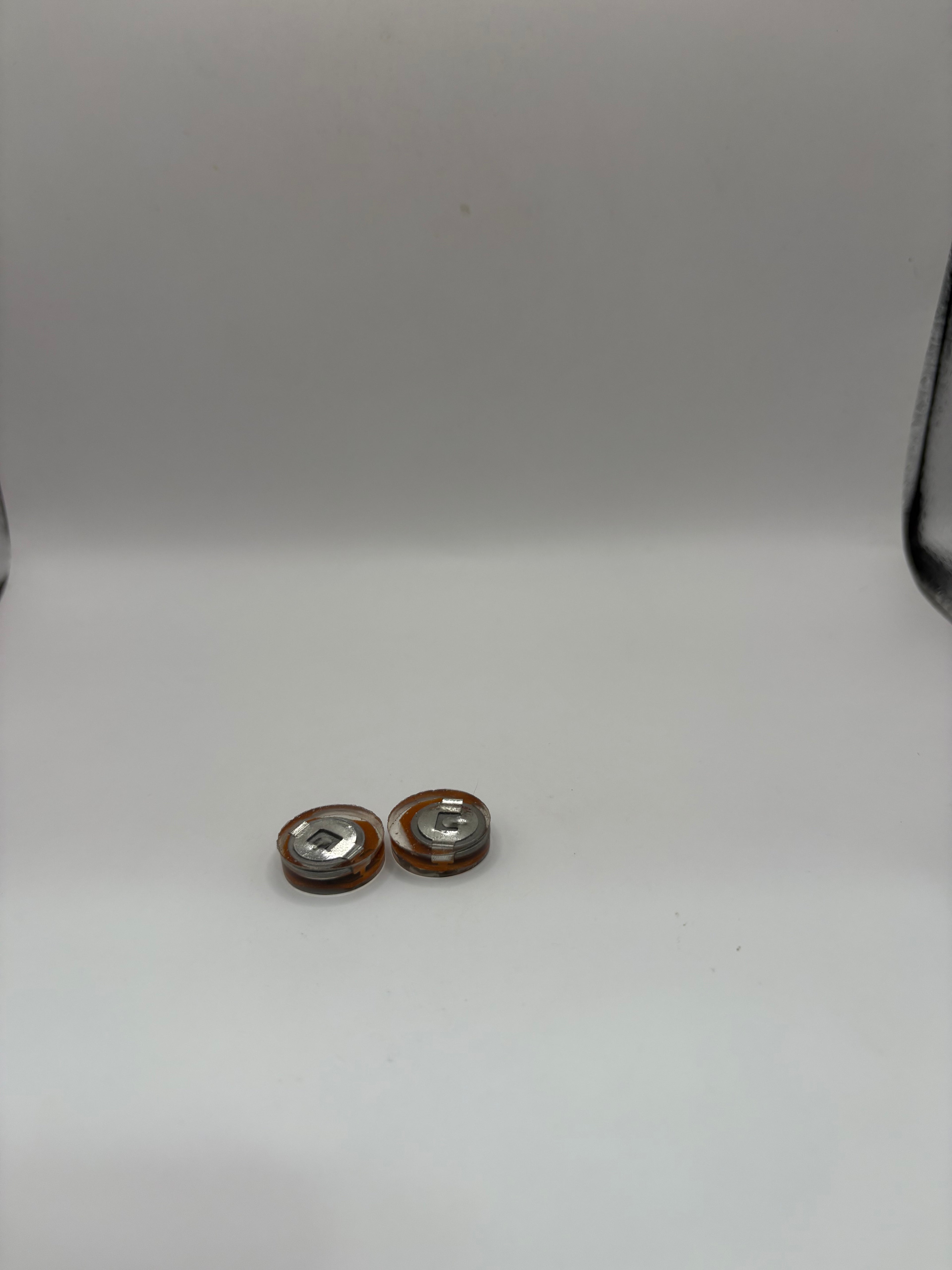 Light up Button Charms