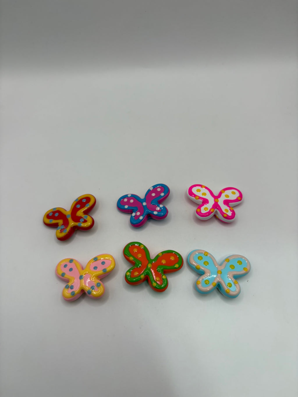 Butterfly Painted Beads
