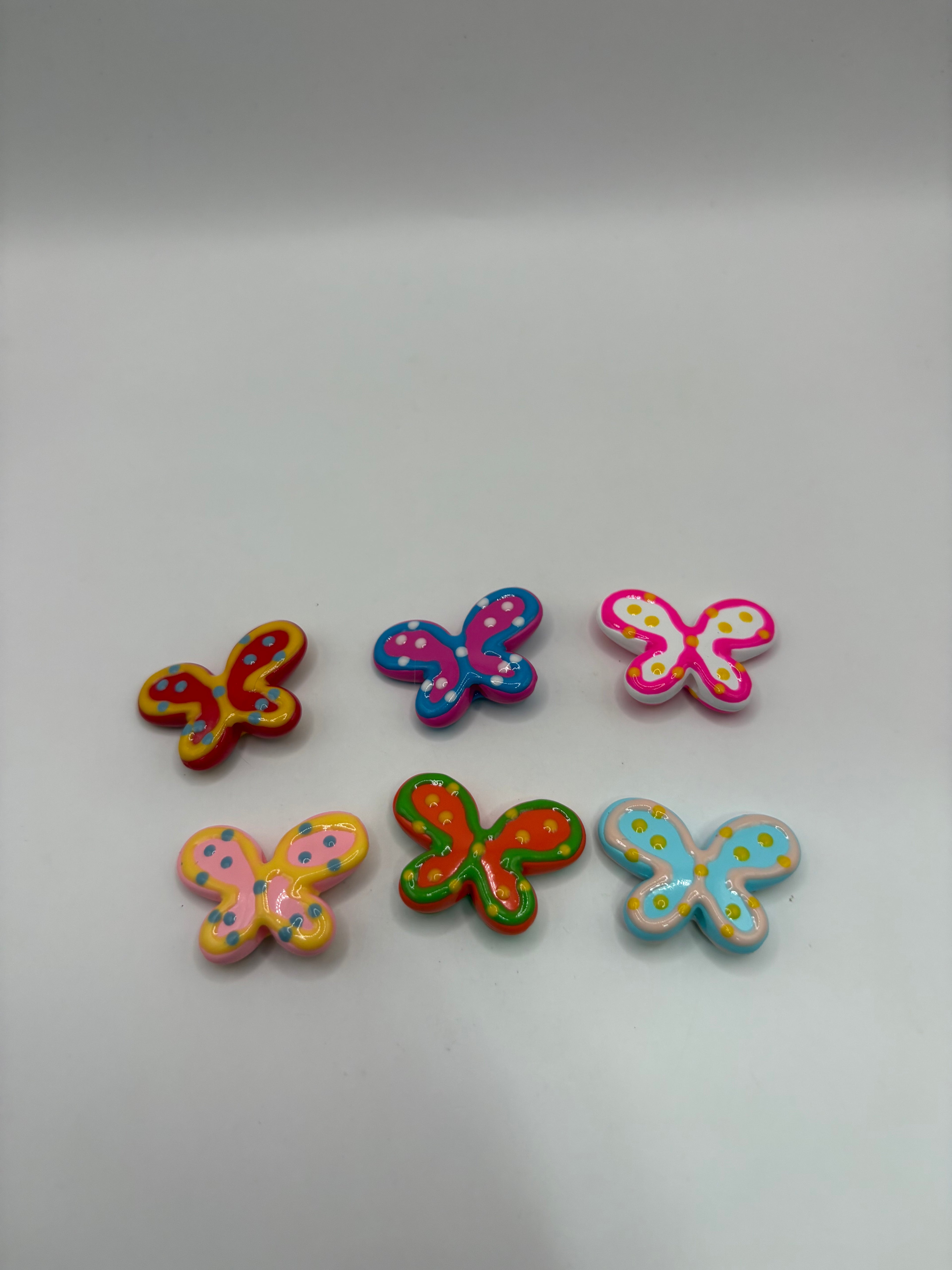 Butterfly Painted Beads
