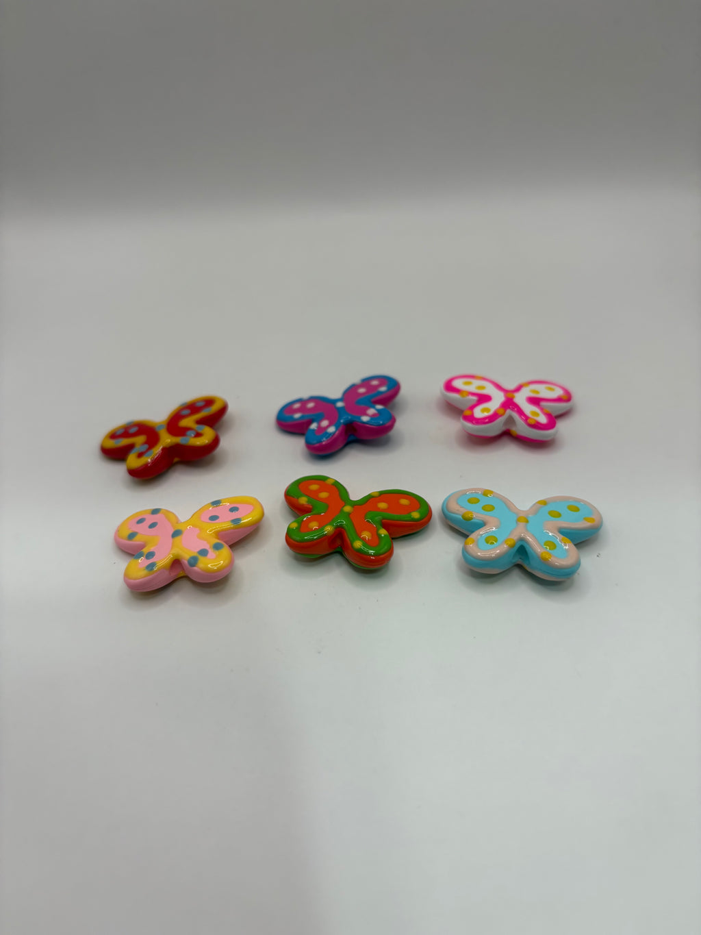 Butterfly Painted Beads