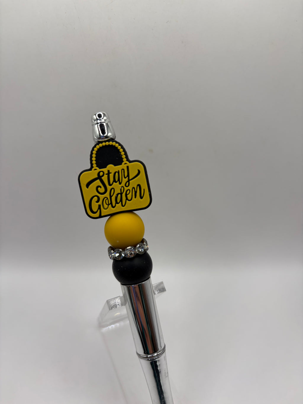 Stay Golded Beaded Pen