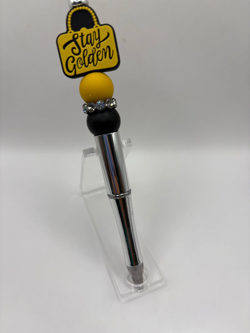 Stay Golded Beaded Pen