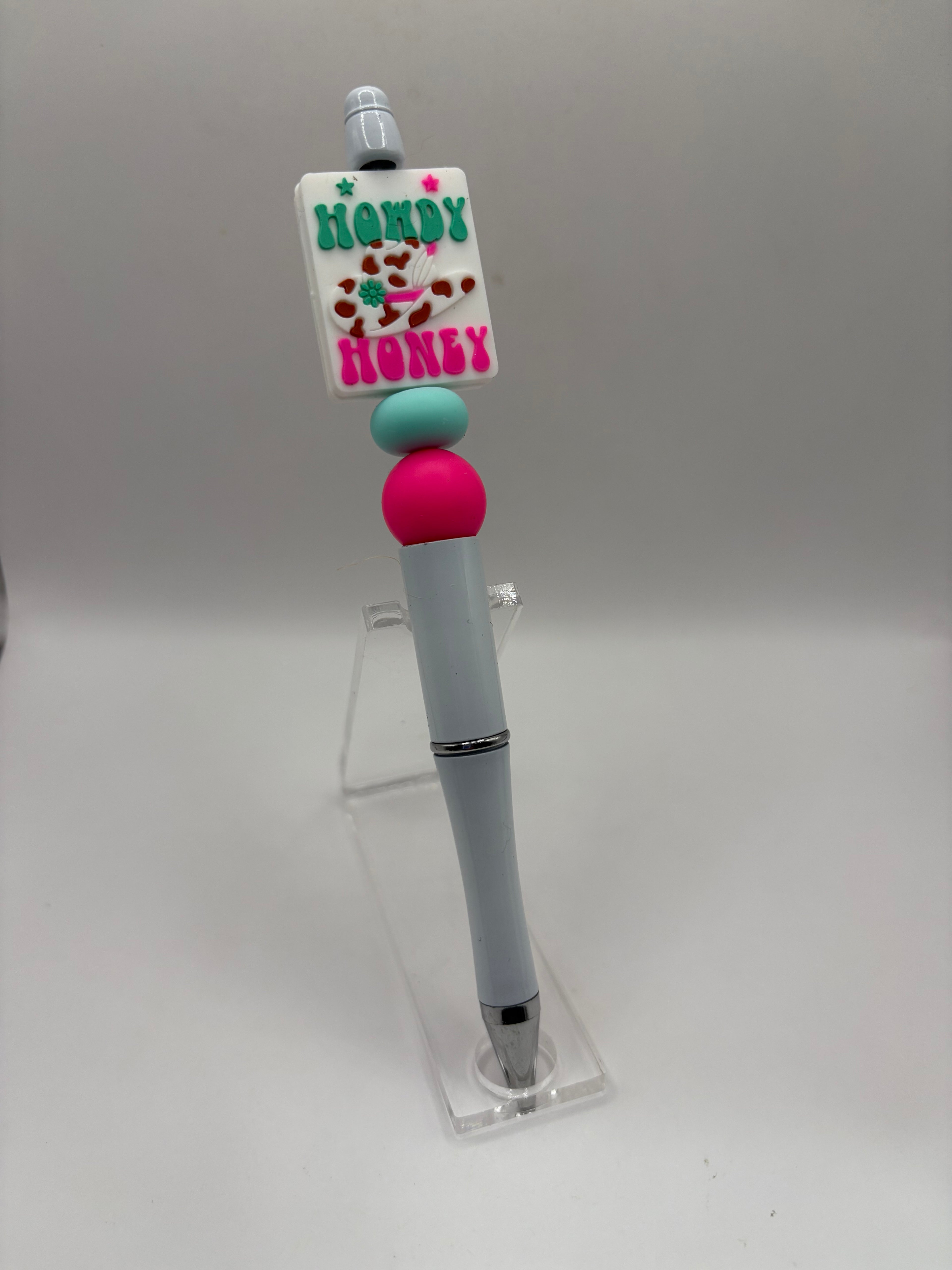 Howdy Honey Beaded Pen