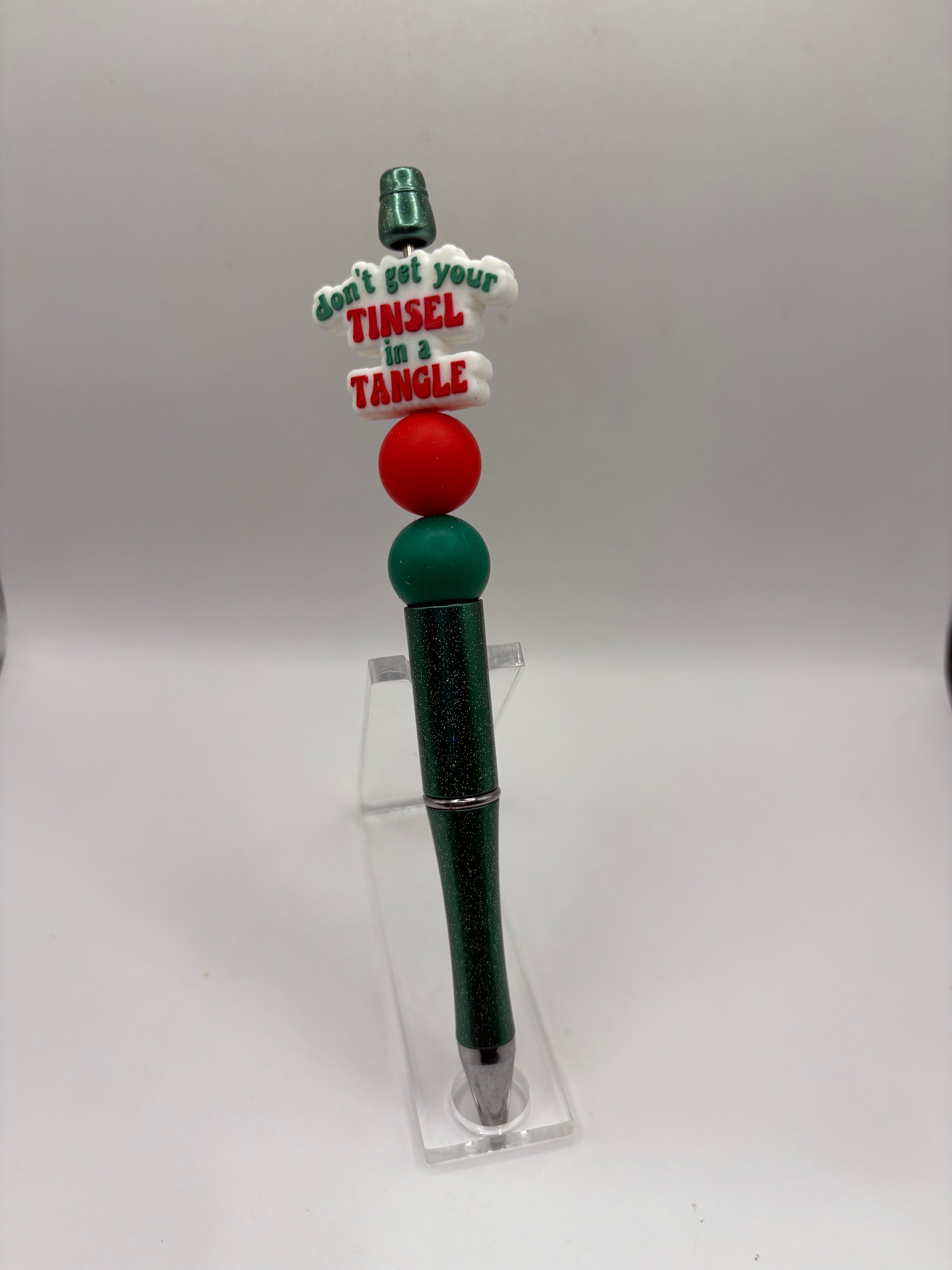 Tinsel Beaded Pen