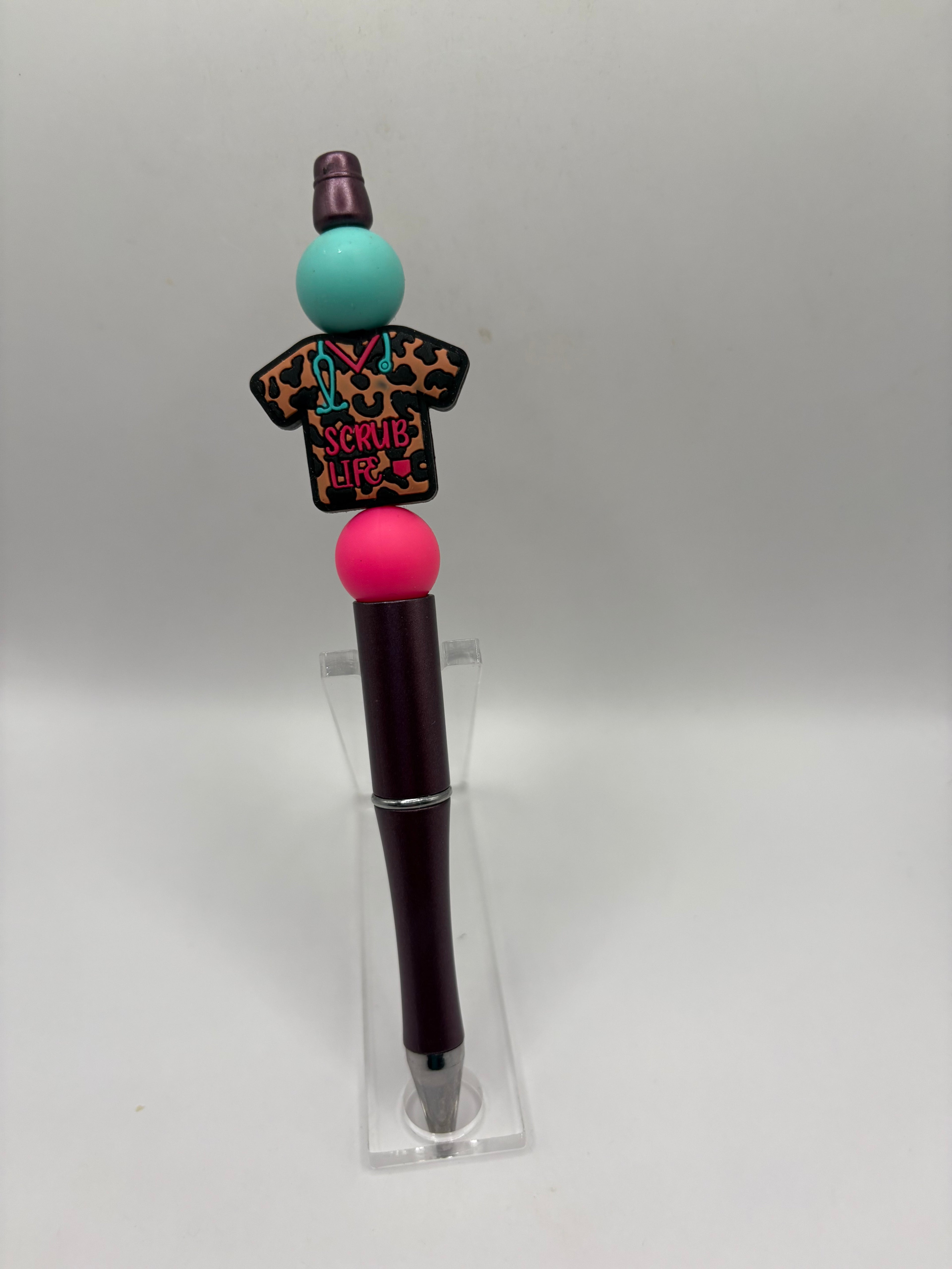Scrub Life Beaded Pen