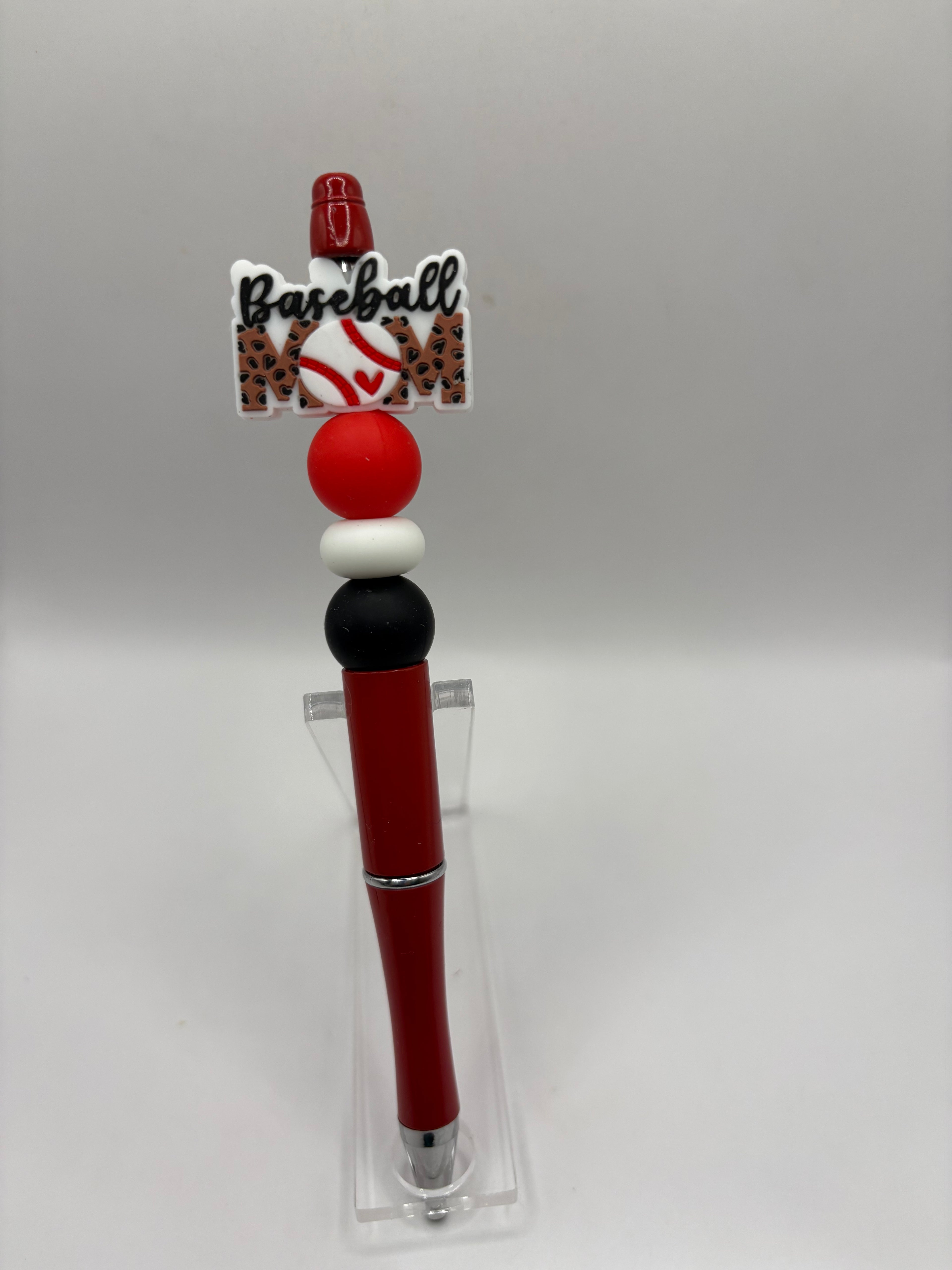 Baseball Mom Beaded Pen