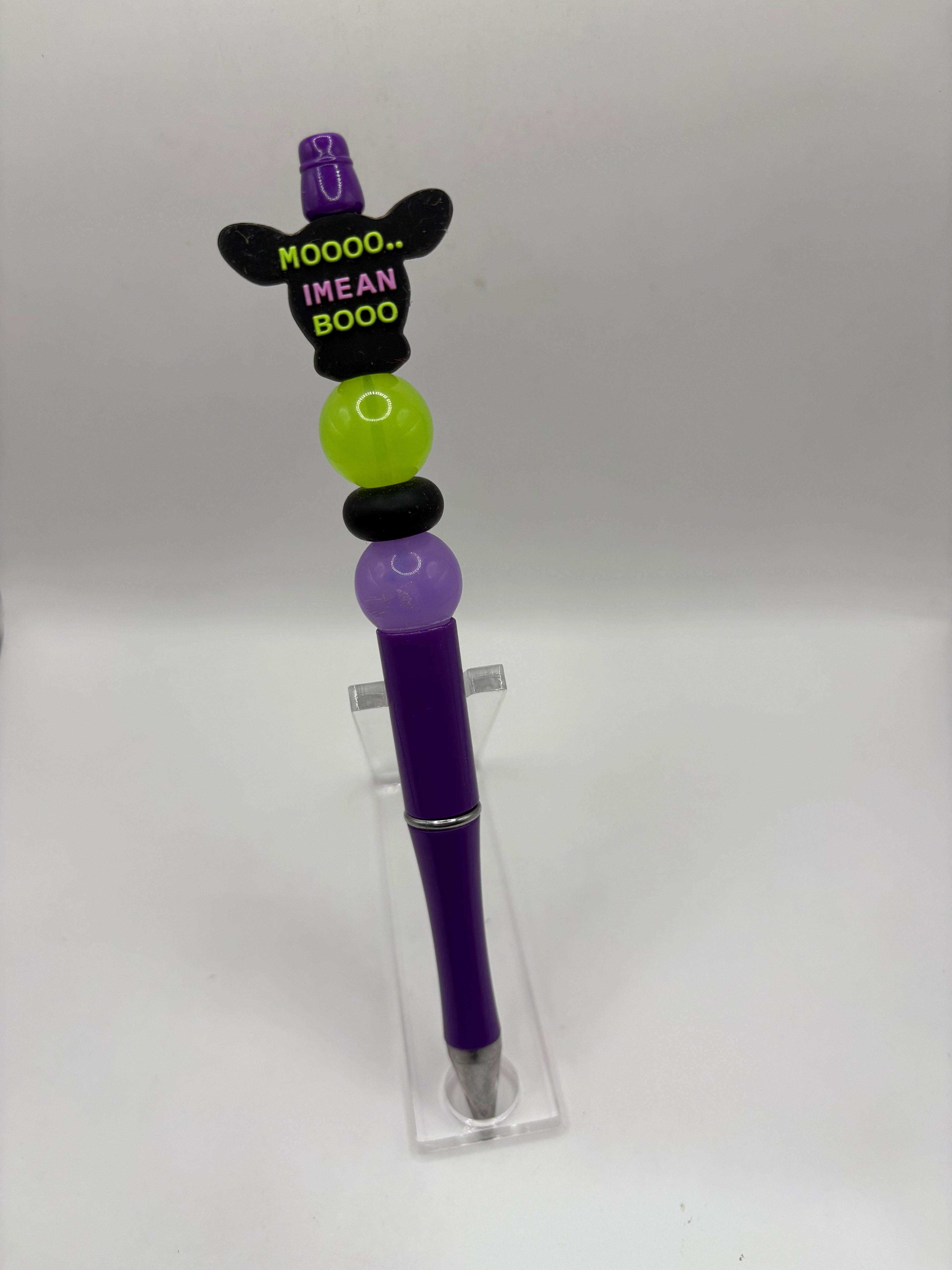 Cow/Bat Beaded Pen