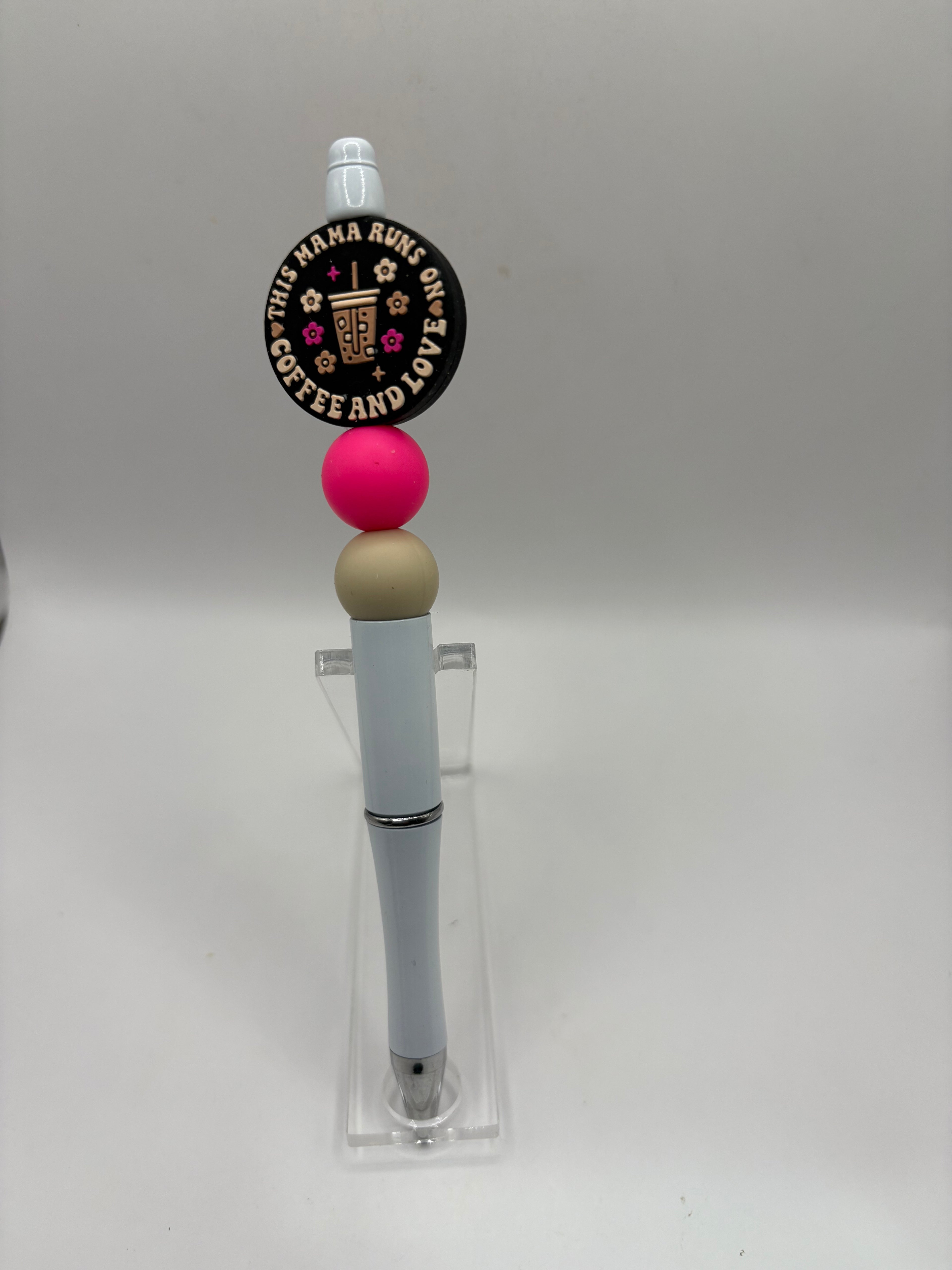 Coffee and Love Beaded Pen