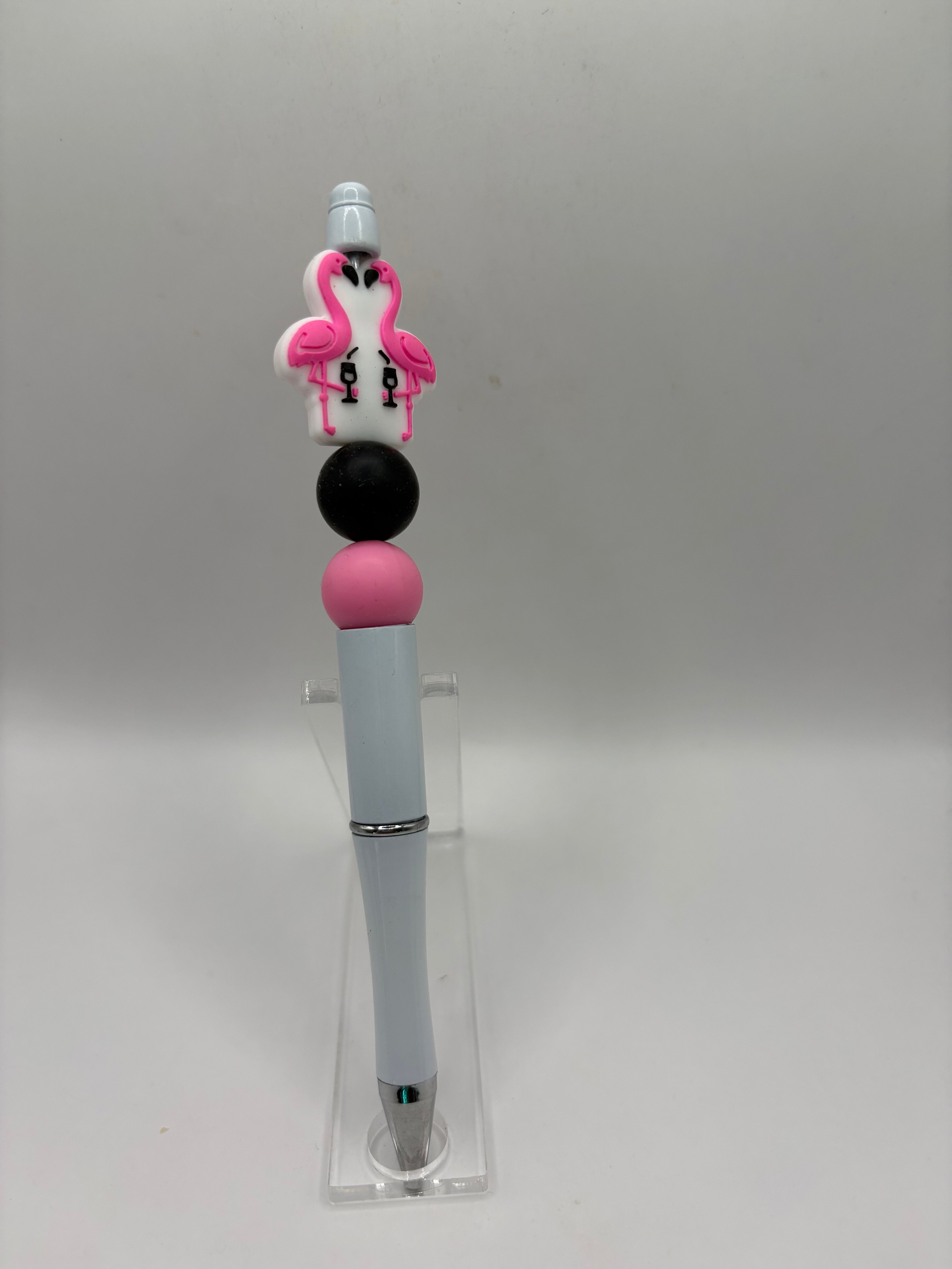 Flamingos Beaded Pen