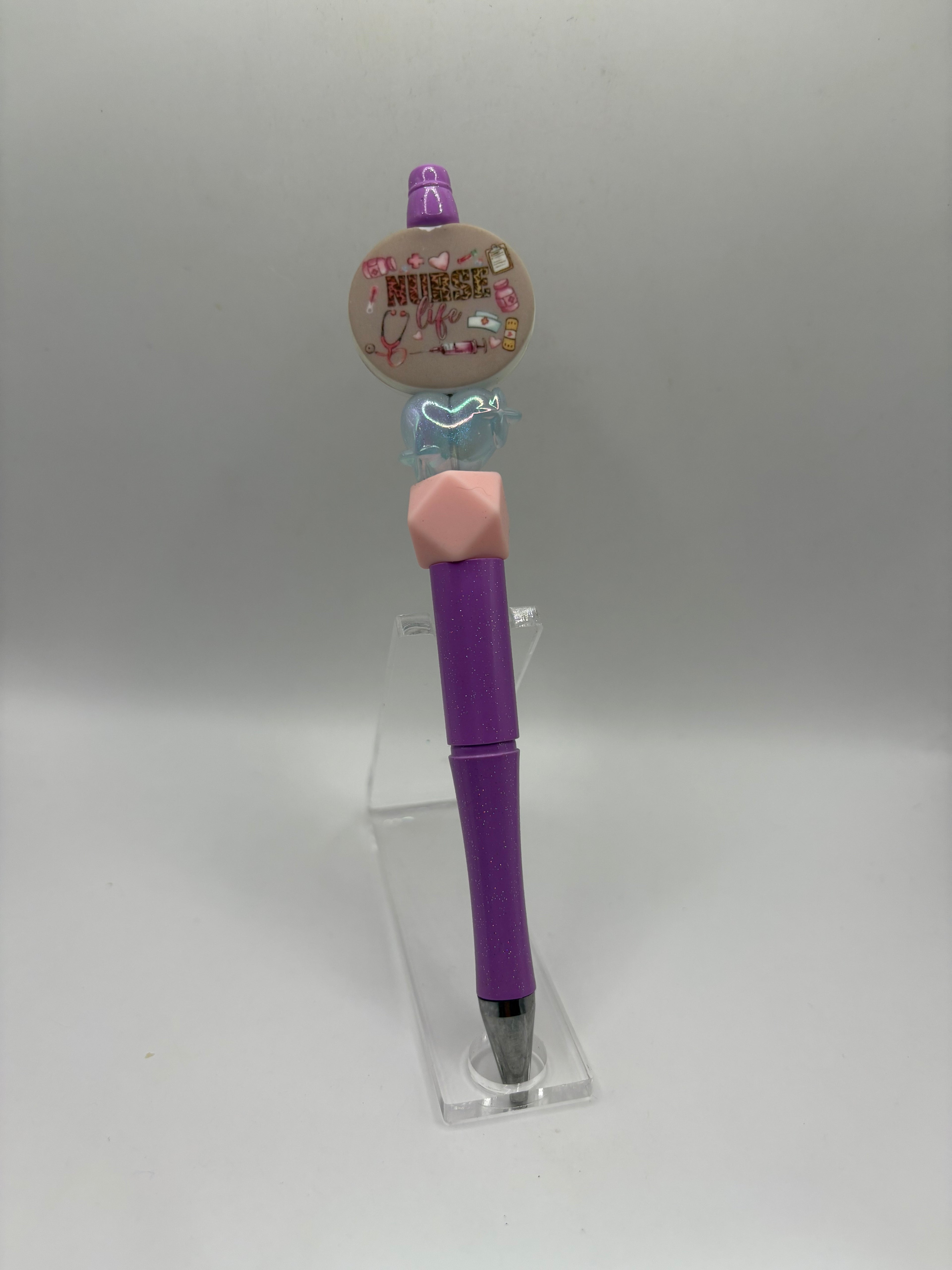 Nurse Life Beaded Pen