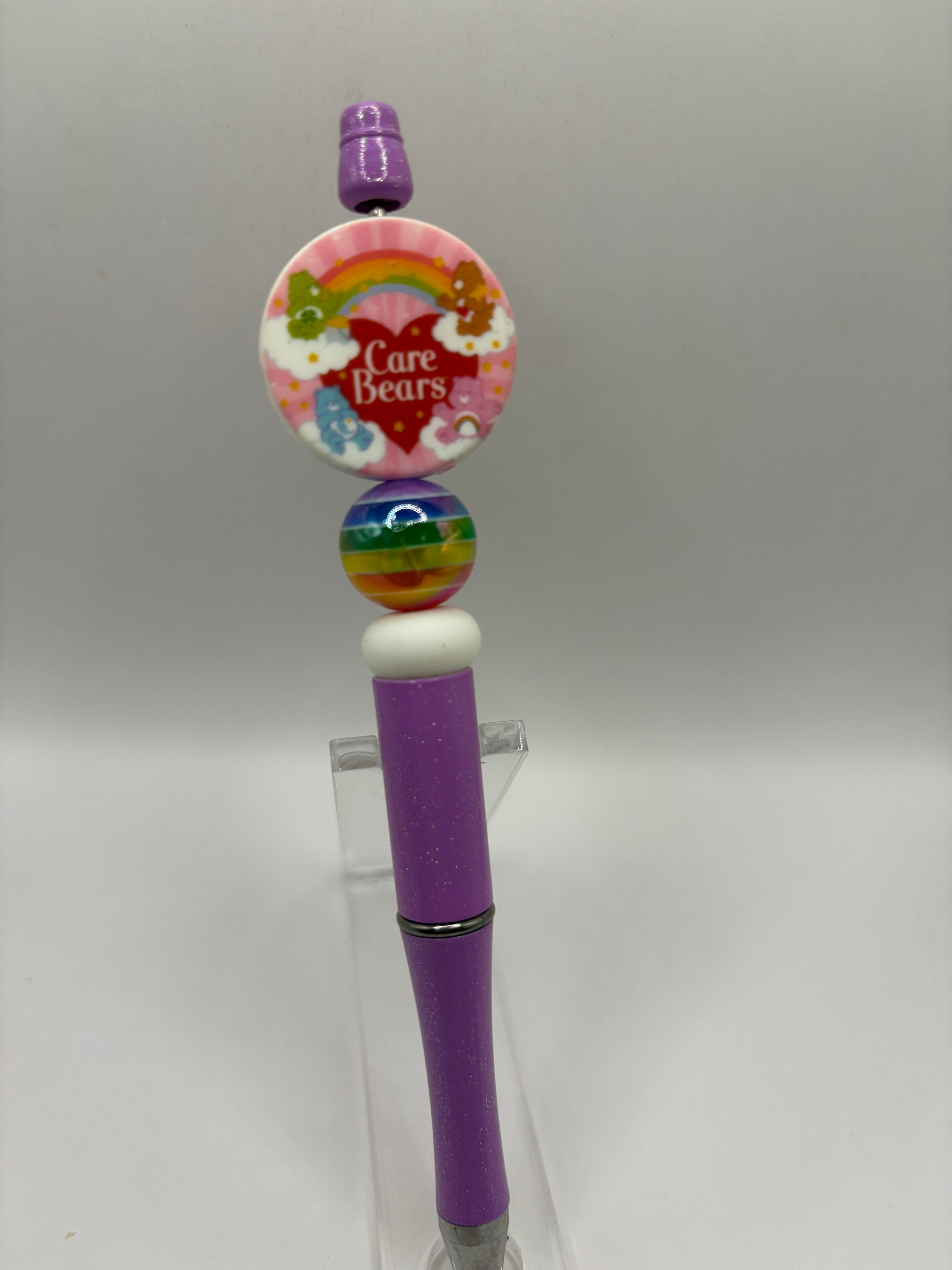 Care Bear Beaded Pen