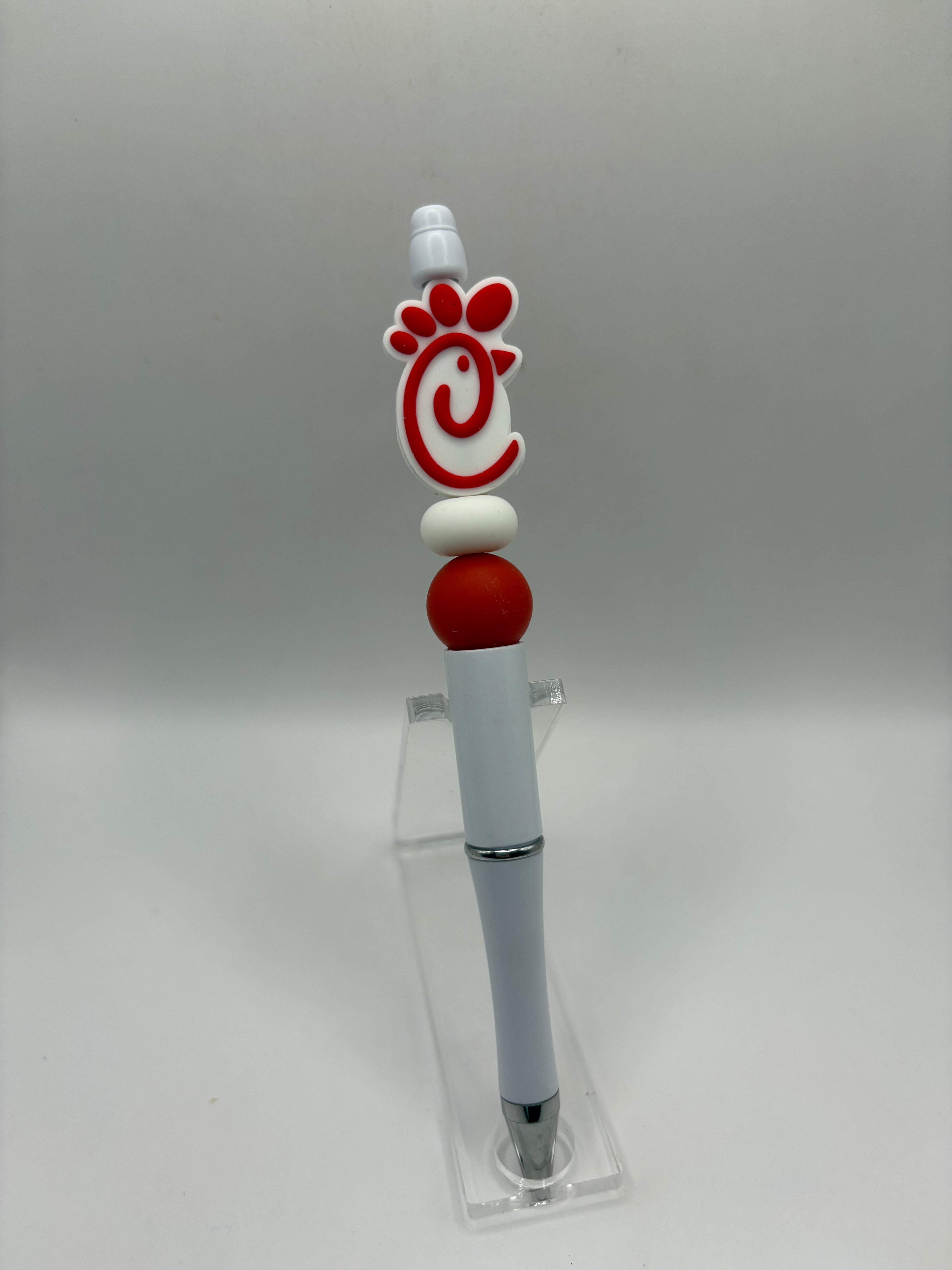 Chik FIl A Beaded Pen