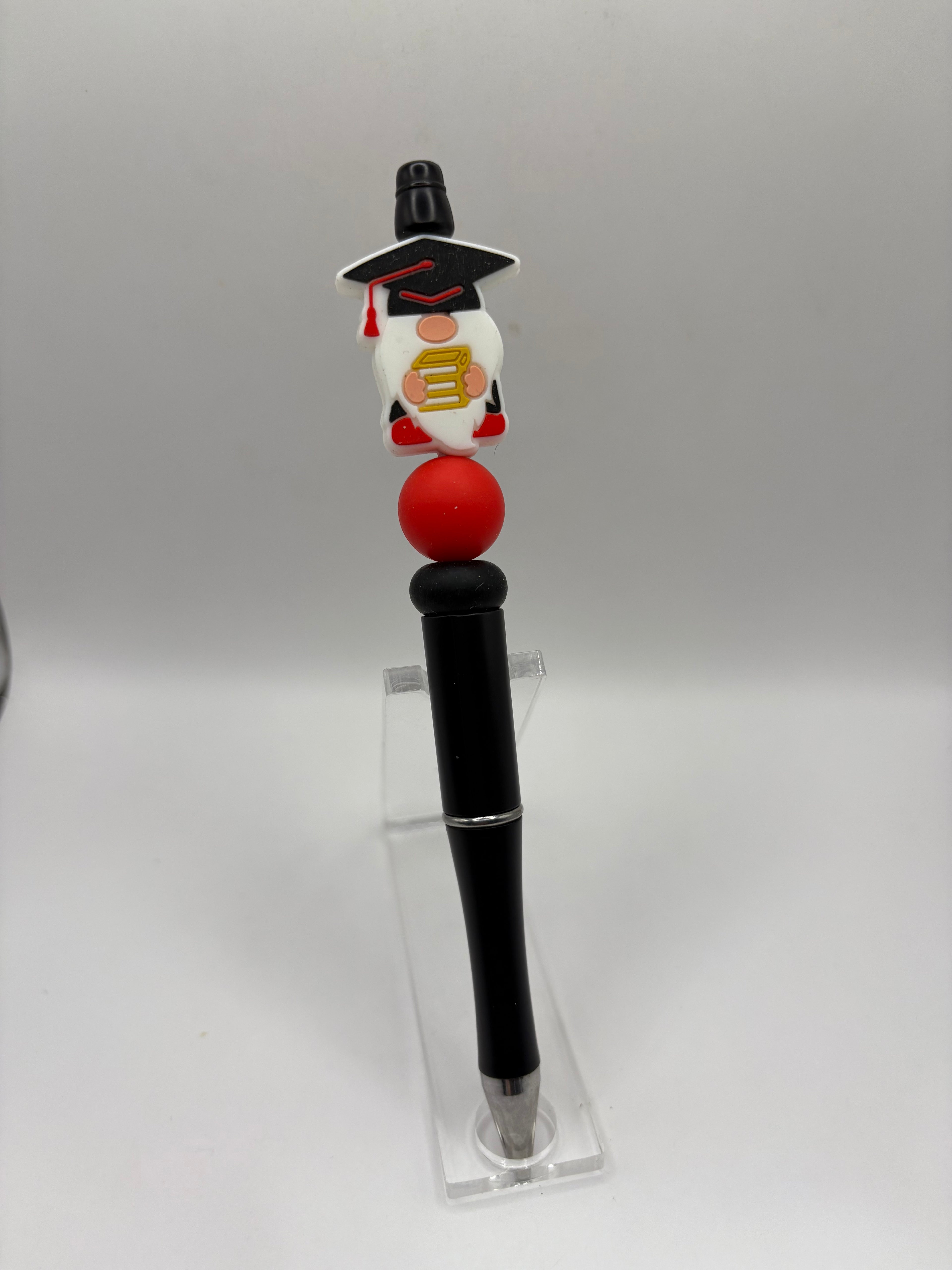 Graduation Gnome Beaded Pen