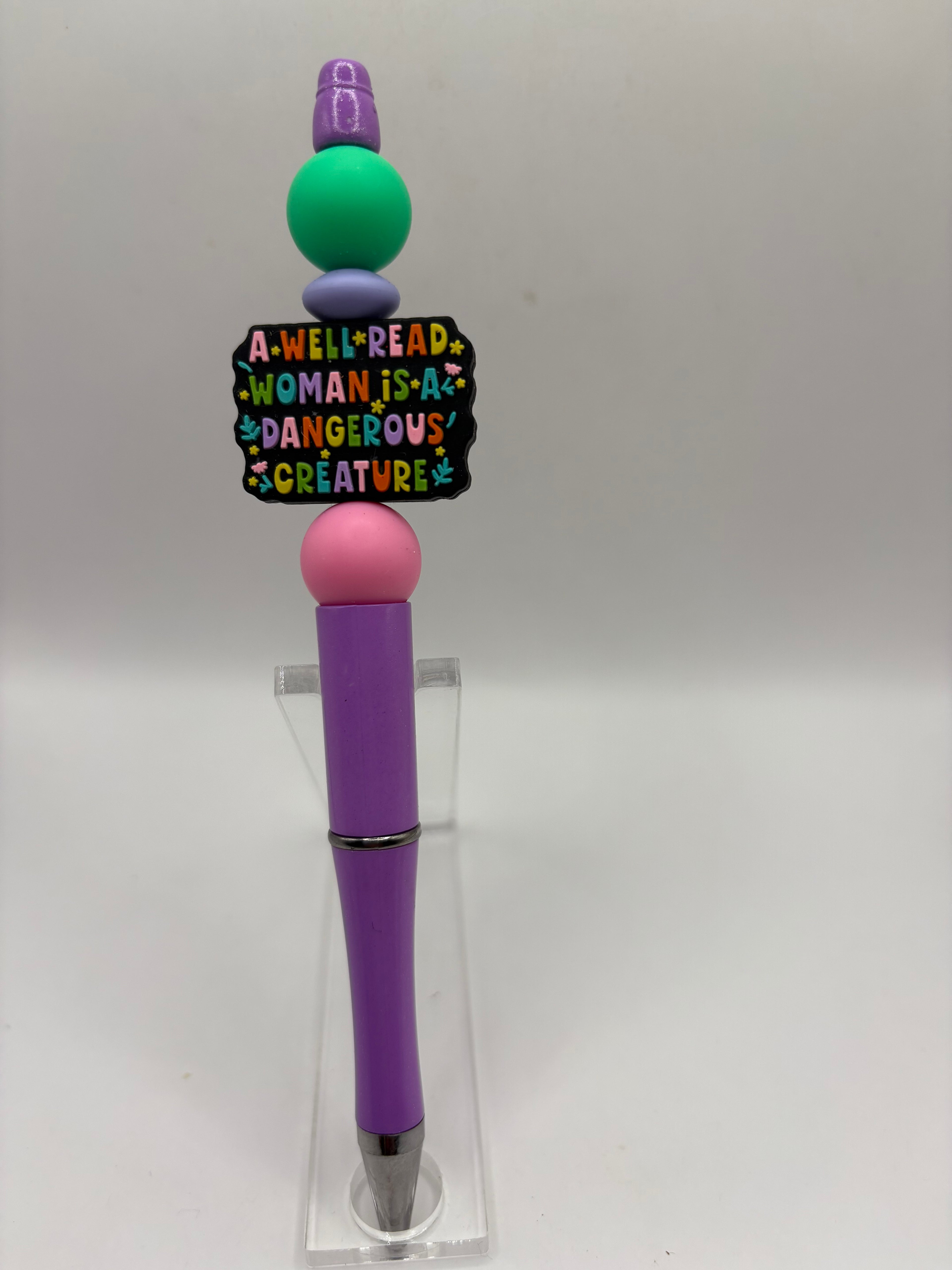 Well Read Beaded Pen