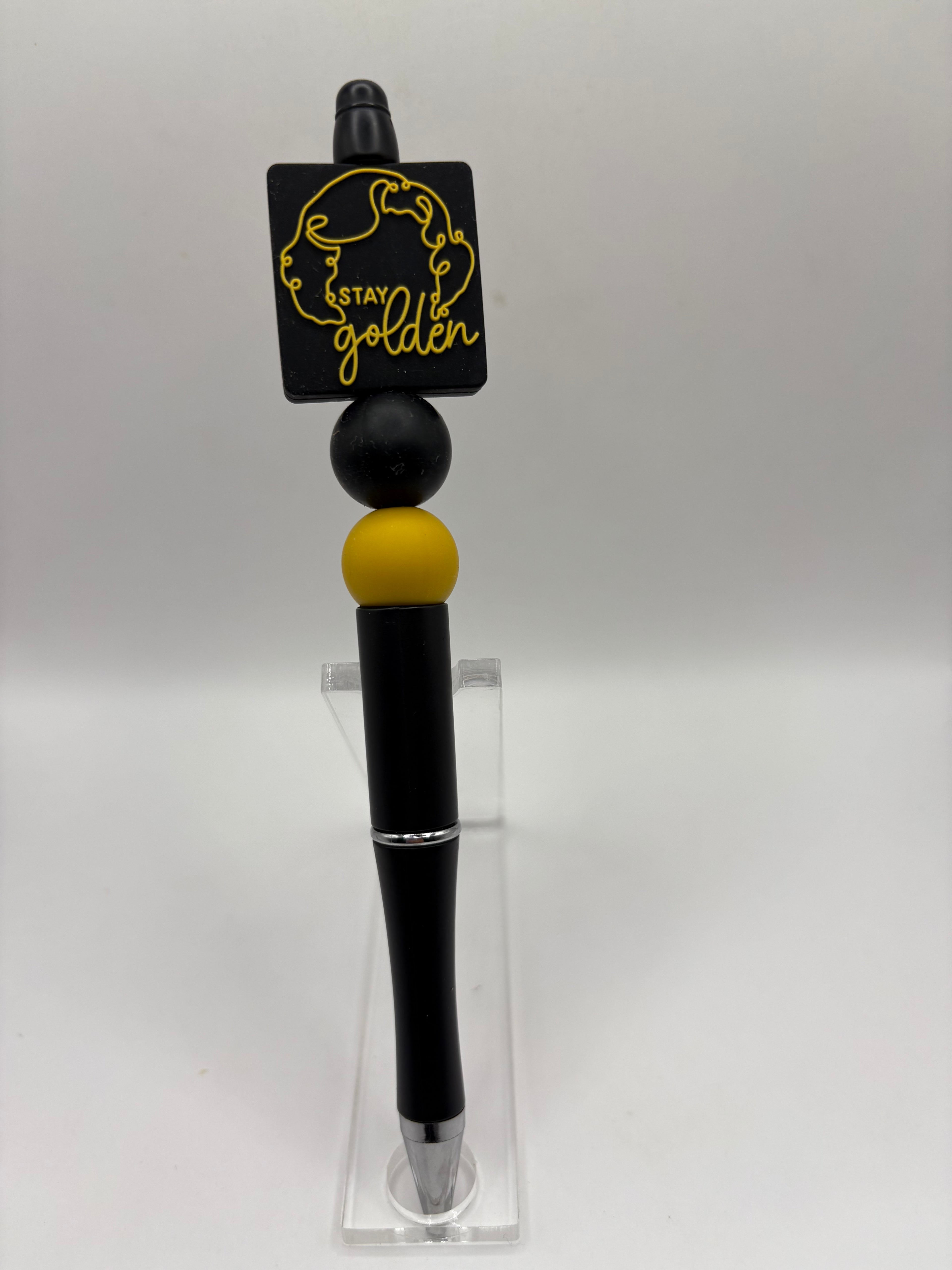 Stay Golden Beaded Pen