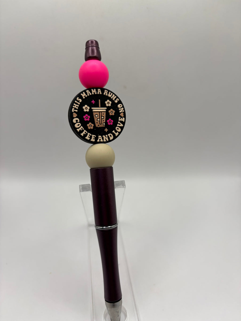 Coffee and Love Beaded Pen