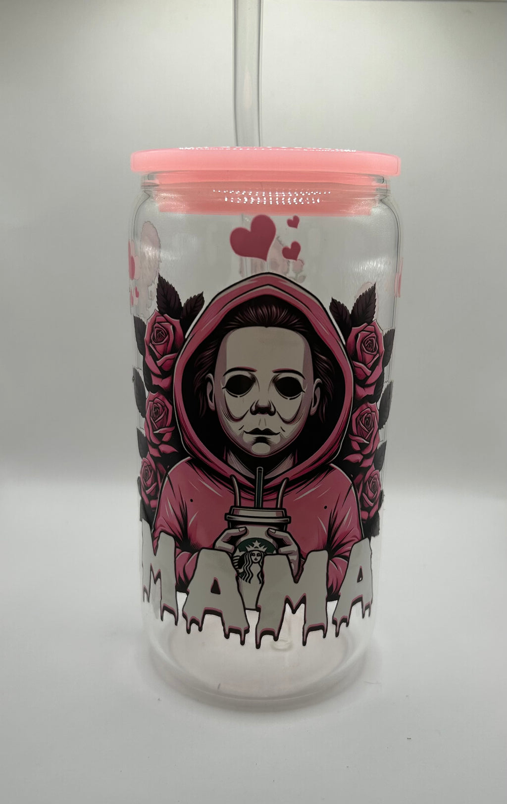 Mama Horror Glass Cup
