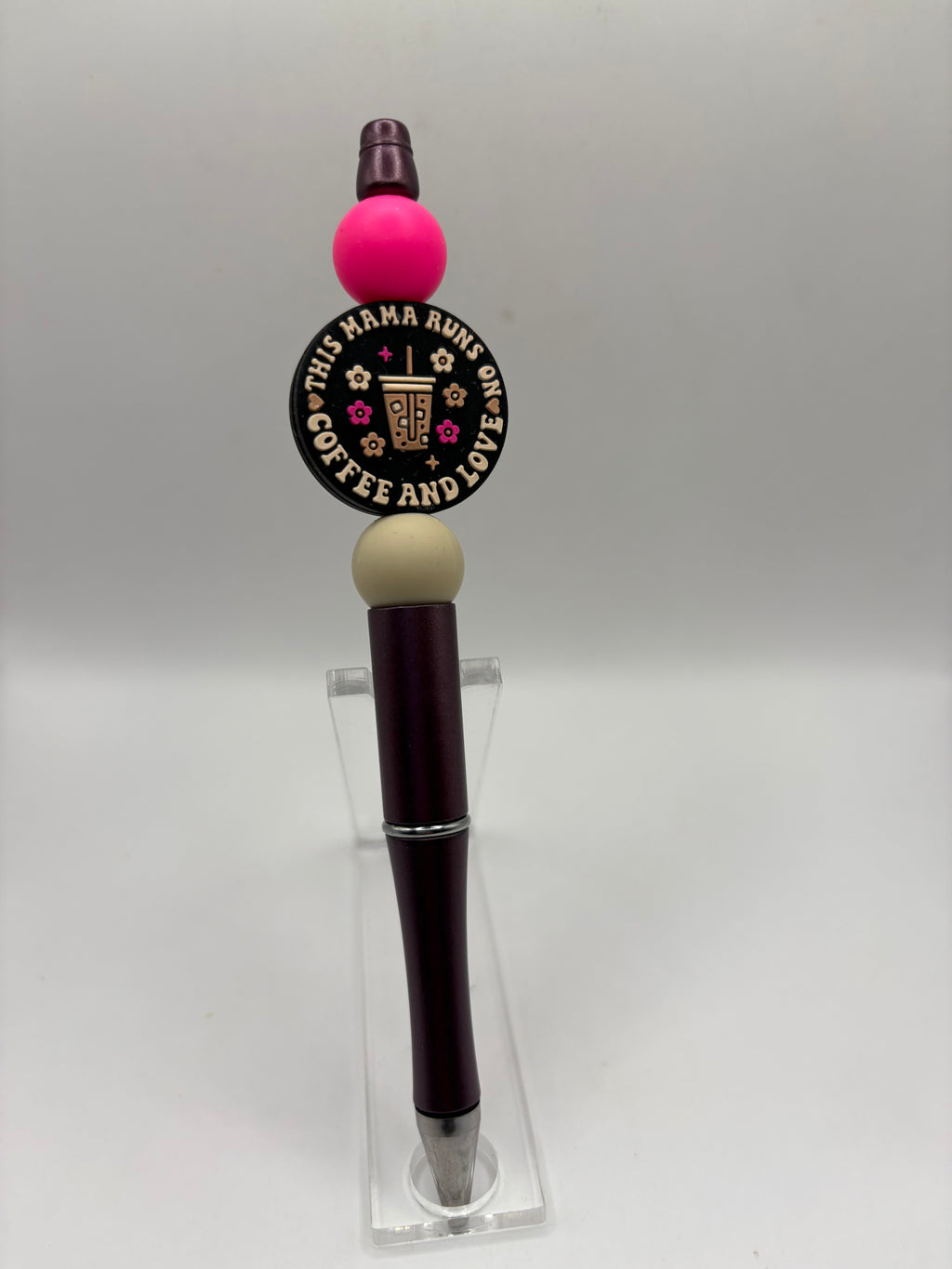 Coffee and Love Beaded Pen